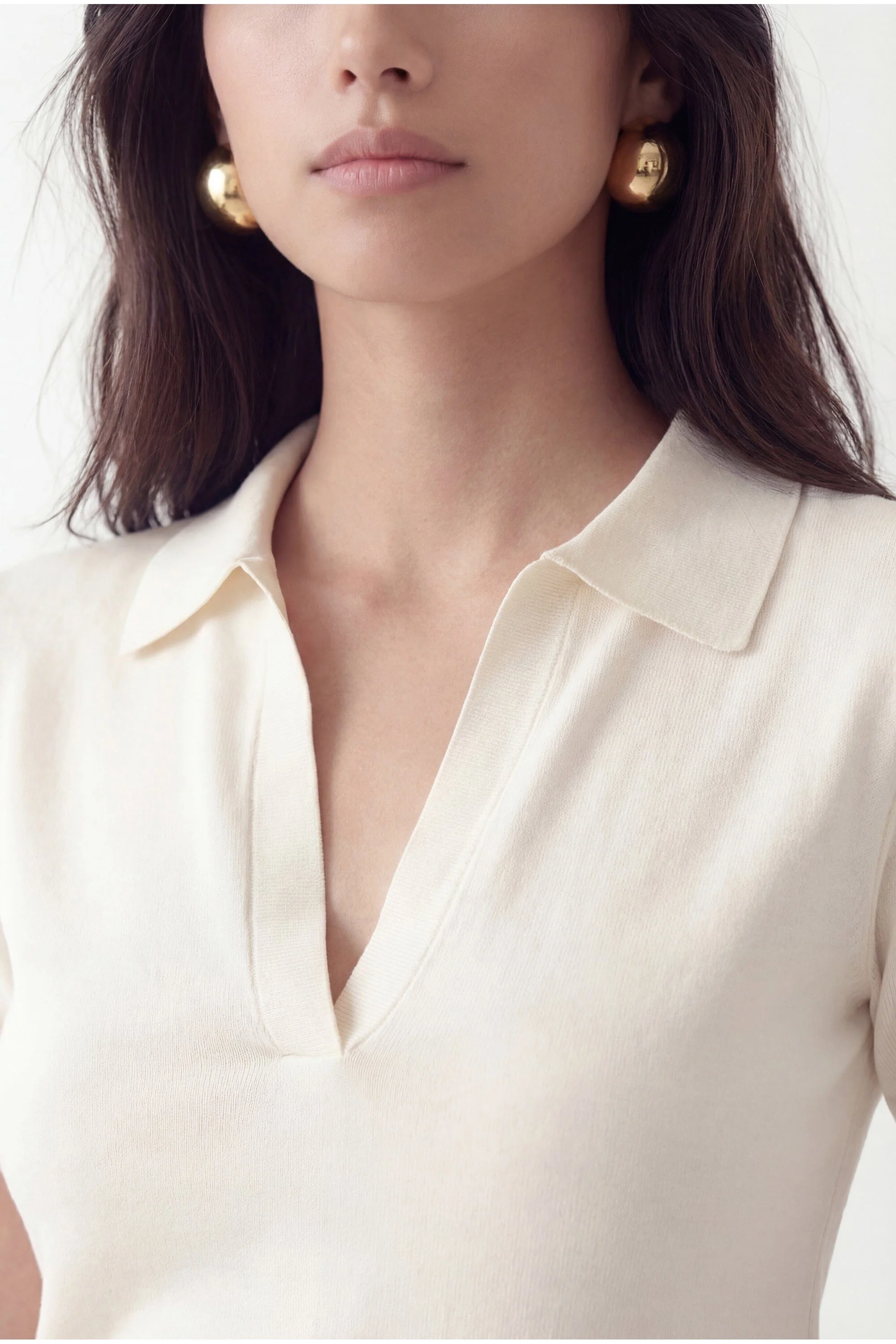 POLO MAILLE - CRISTINA - ECRU - Image 4