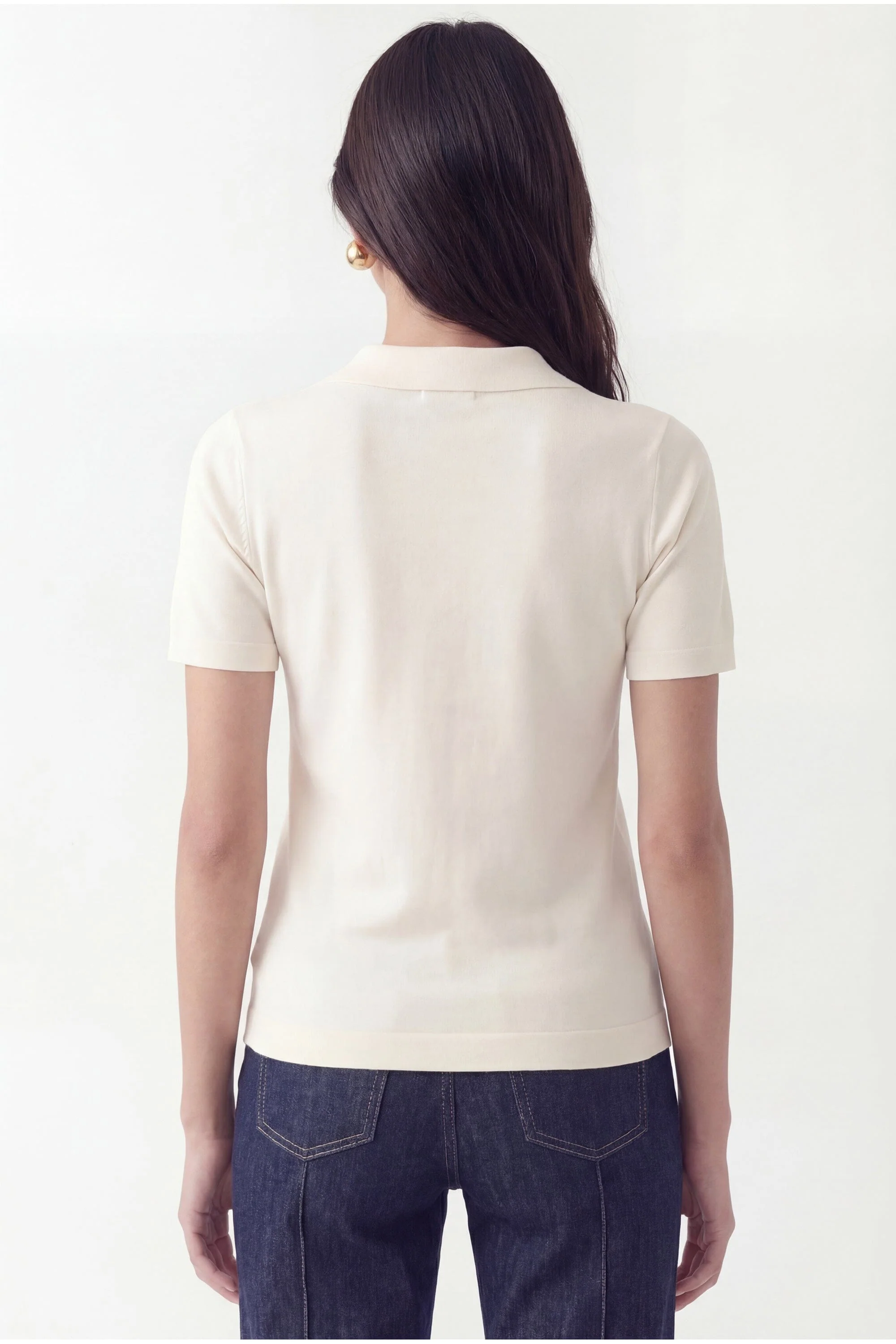 POLO MAILLE - CRISTINA - ECRU - Image 5