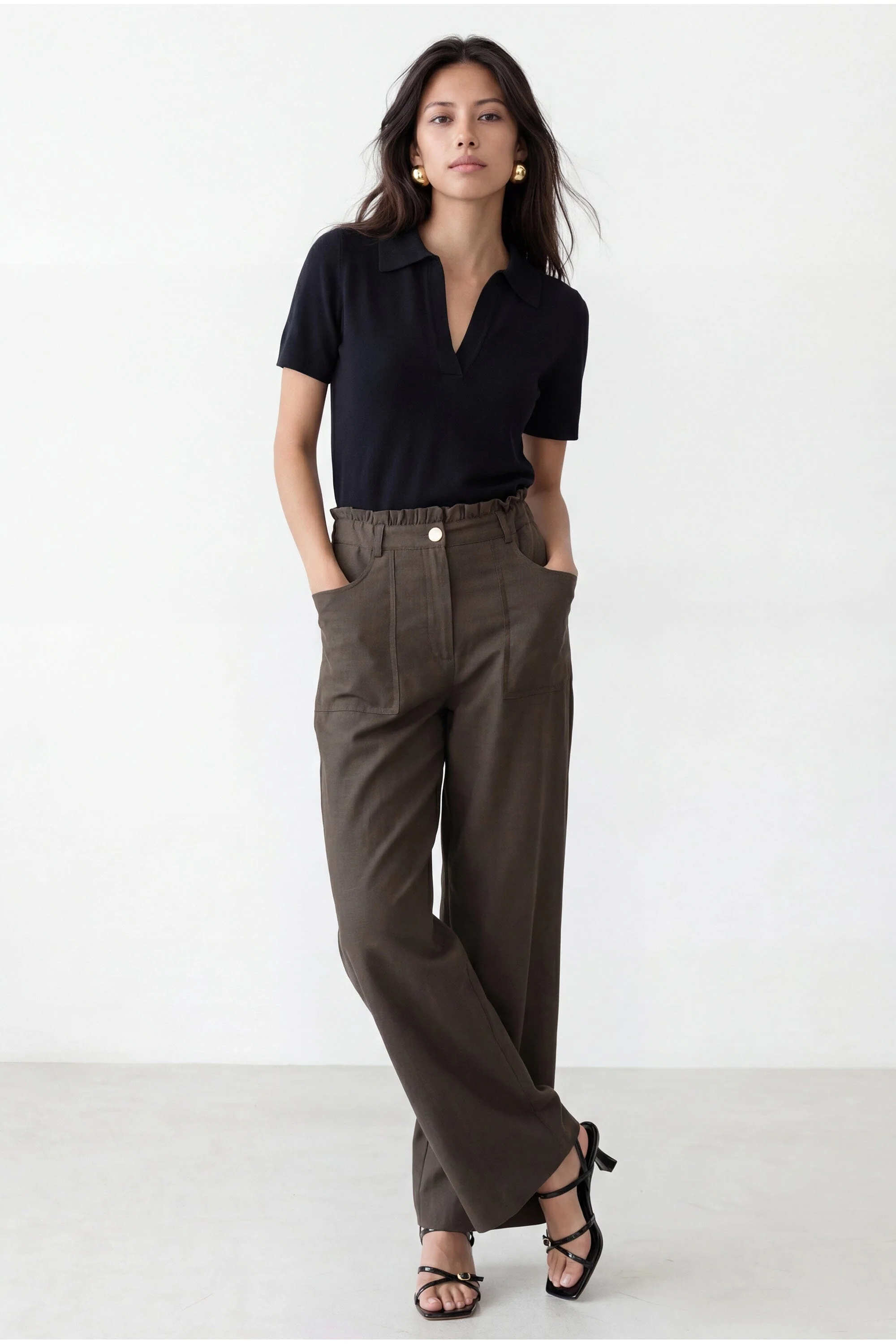 POLO MAILLE - CRISTINA - NOIR - Image 3