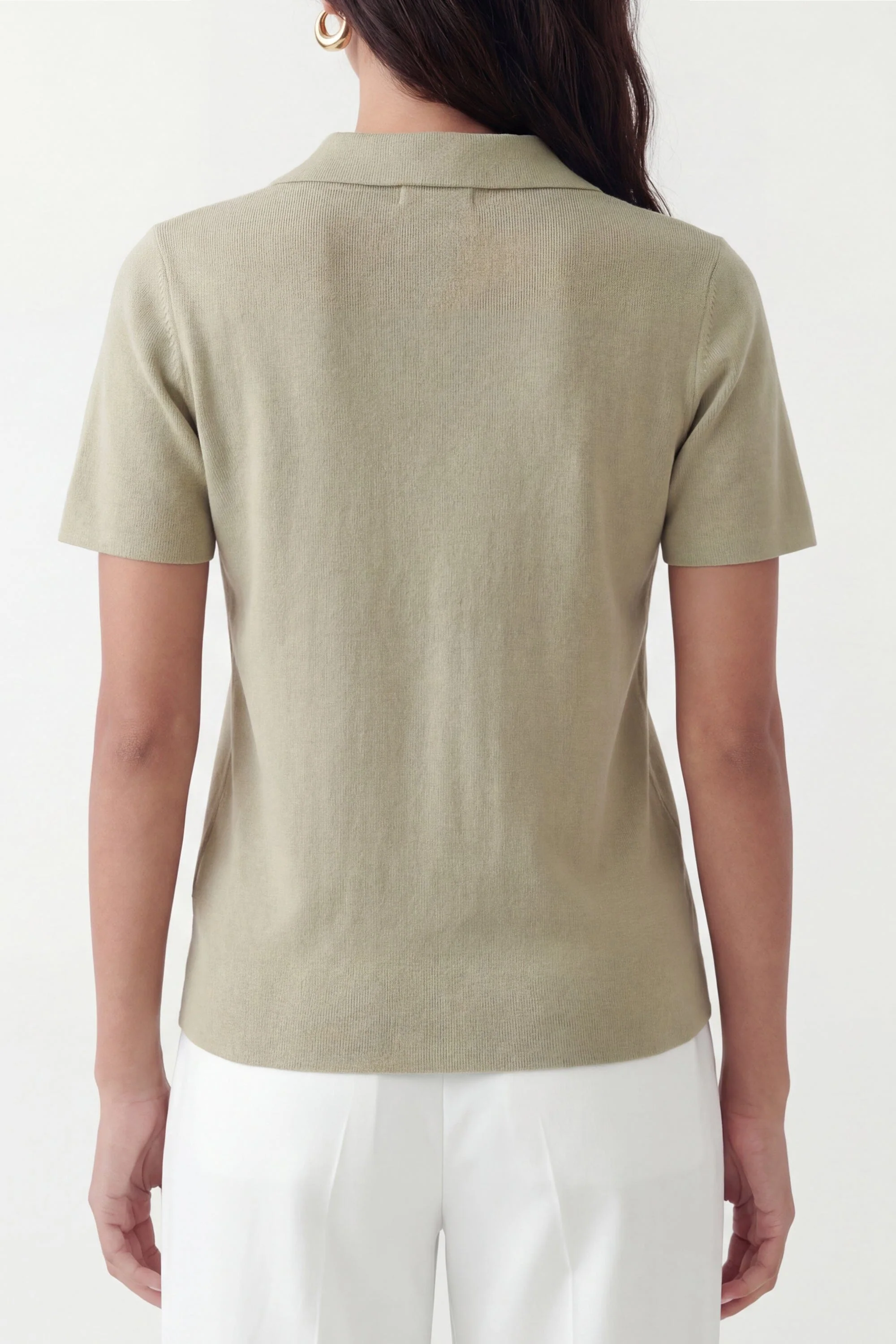 POLO MAILLE - CRISTINA - VERT PALE - Image 5