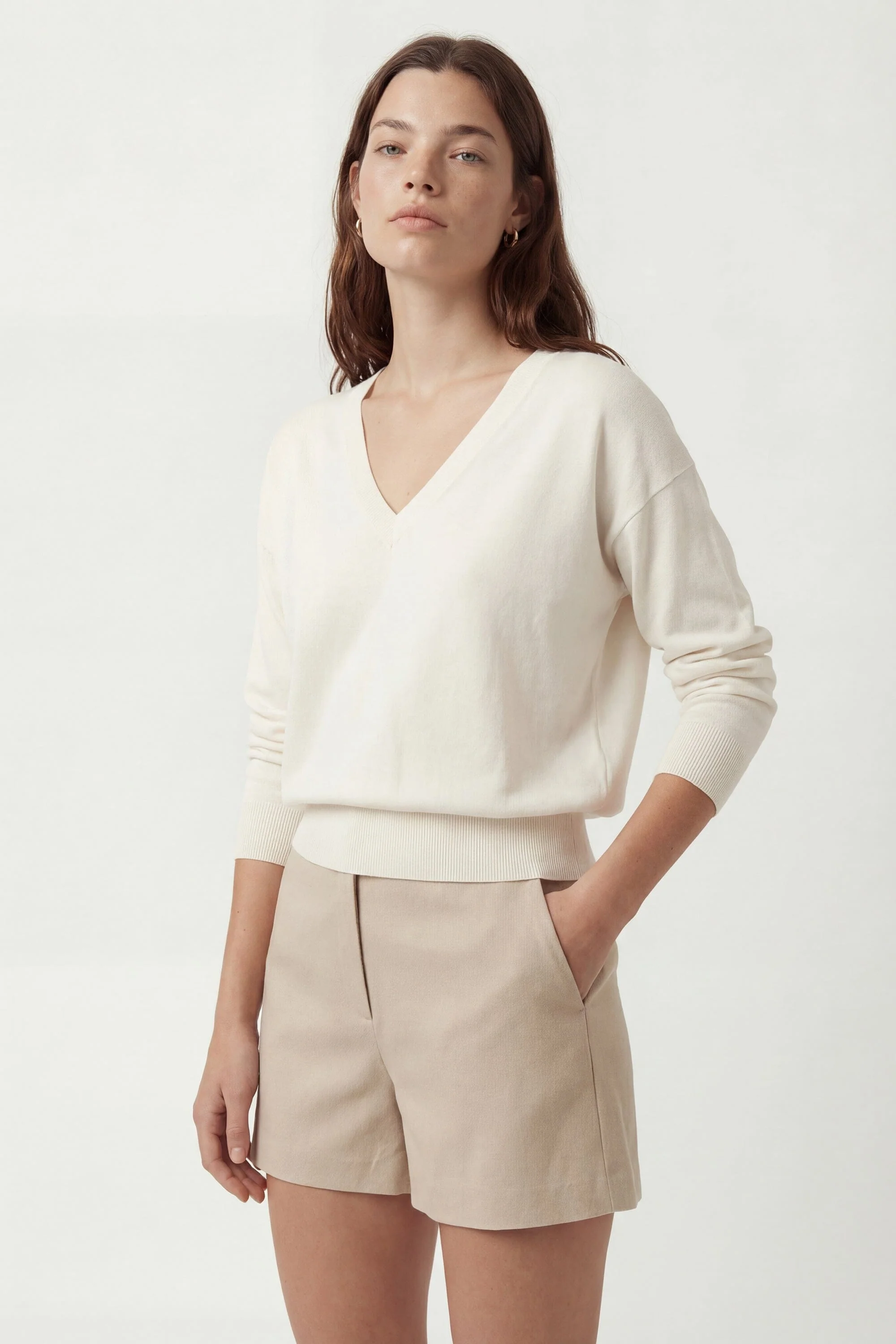 PULL V - CURT - ECRU - Image 2