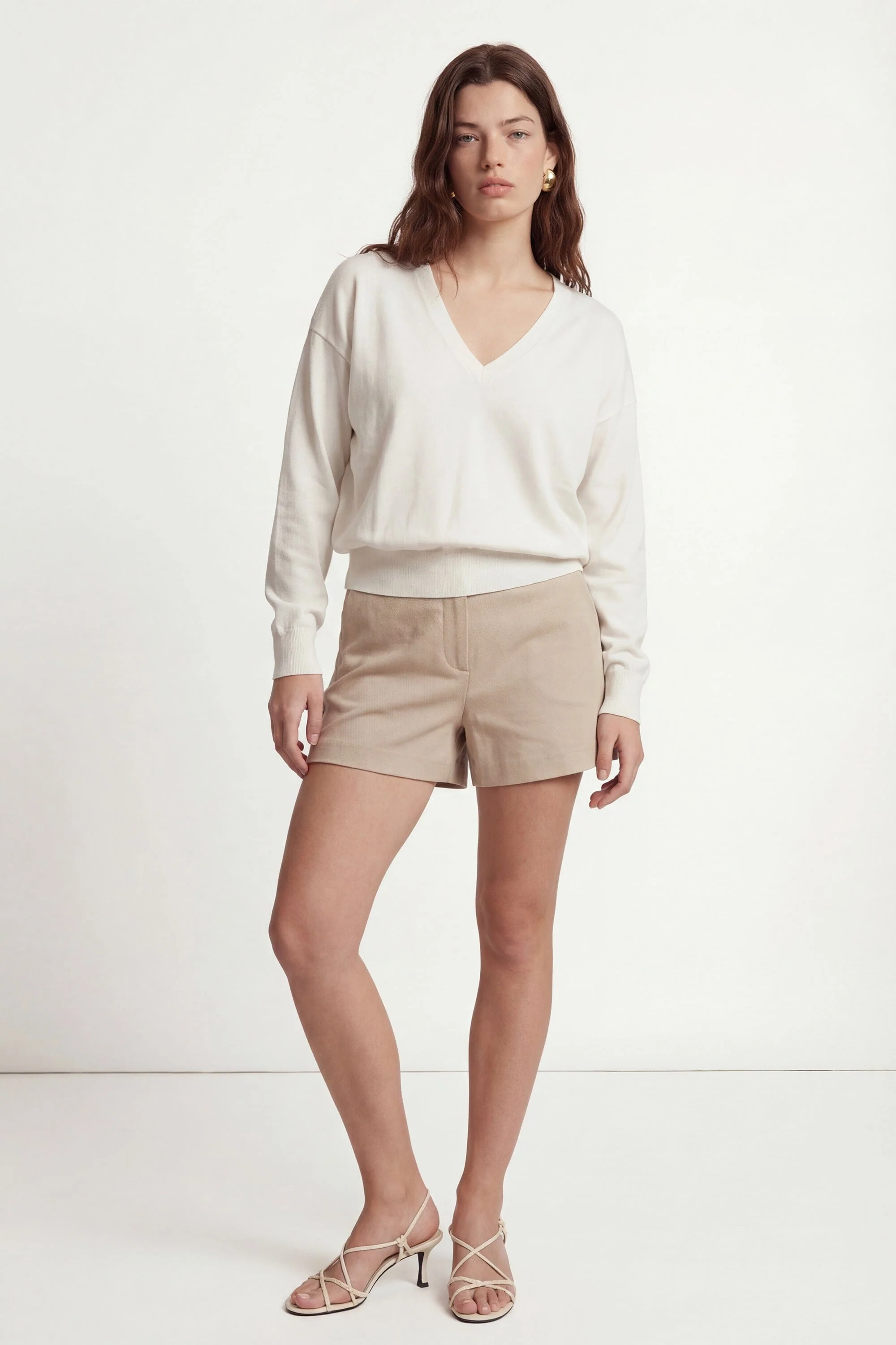 PULL V - CURT - ECRU - Image 3