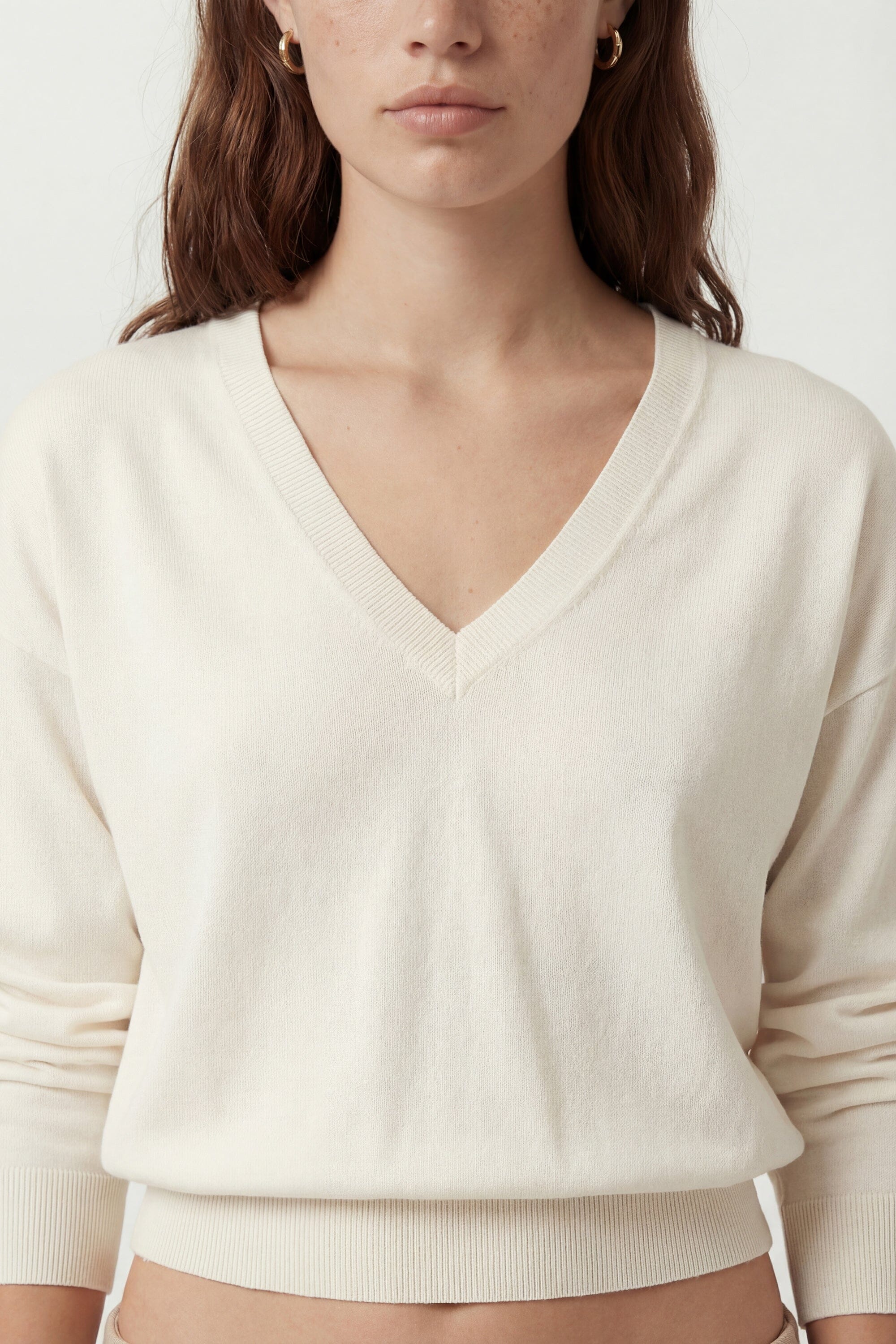 PULL V - CURT - ECRU - Image 4