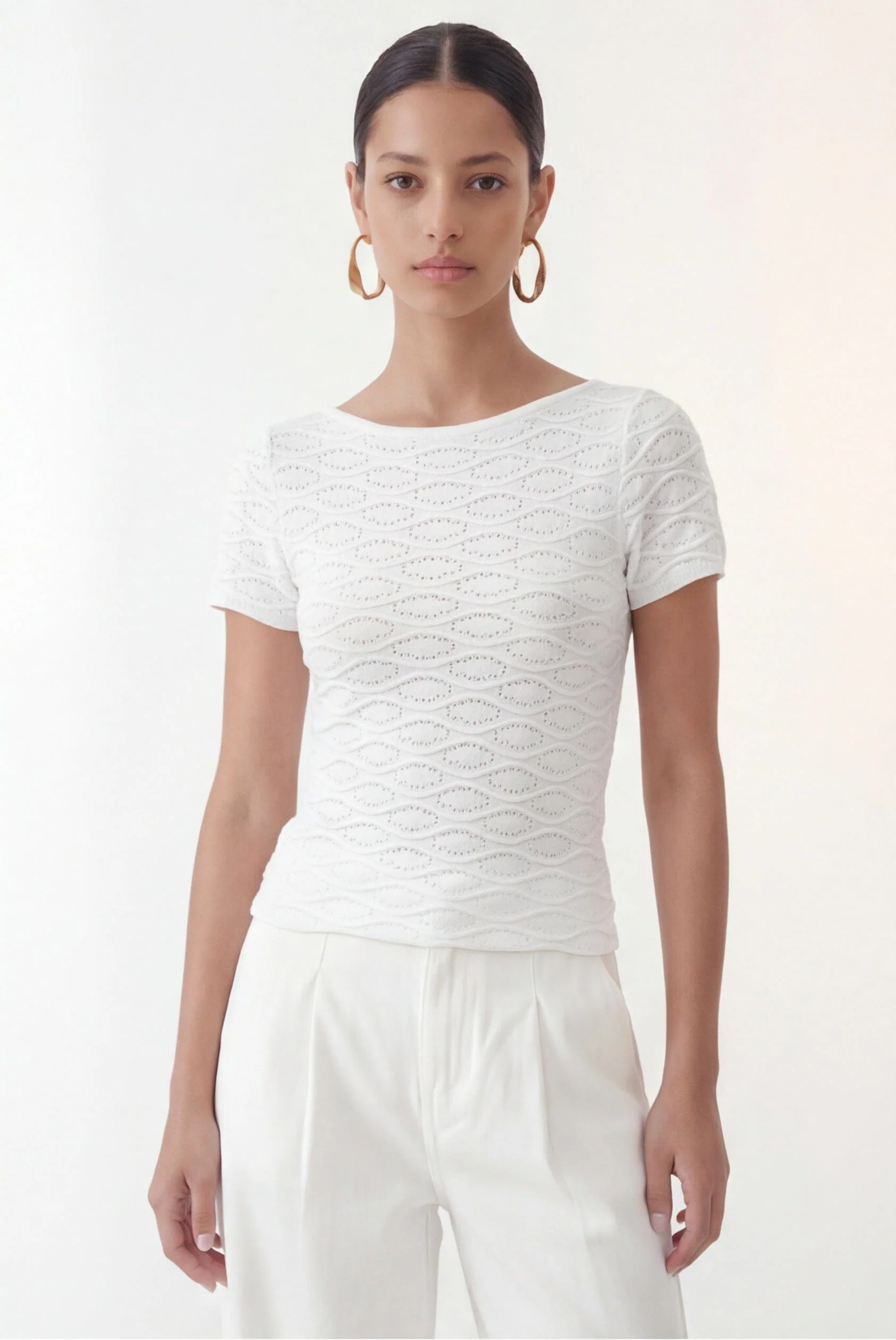 PULL MC - CYNTIA - BLANC