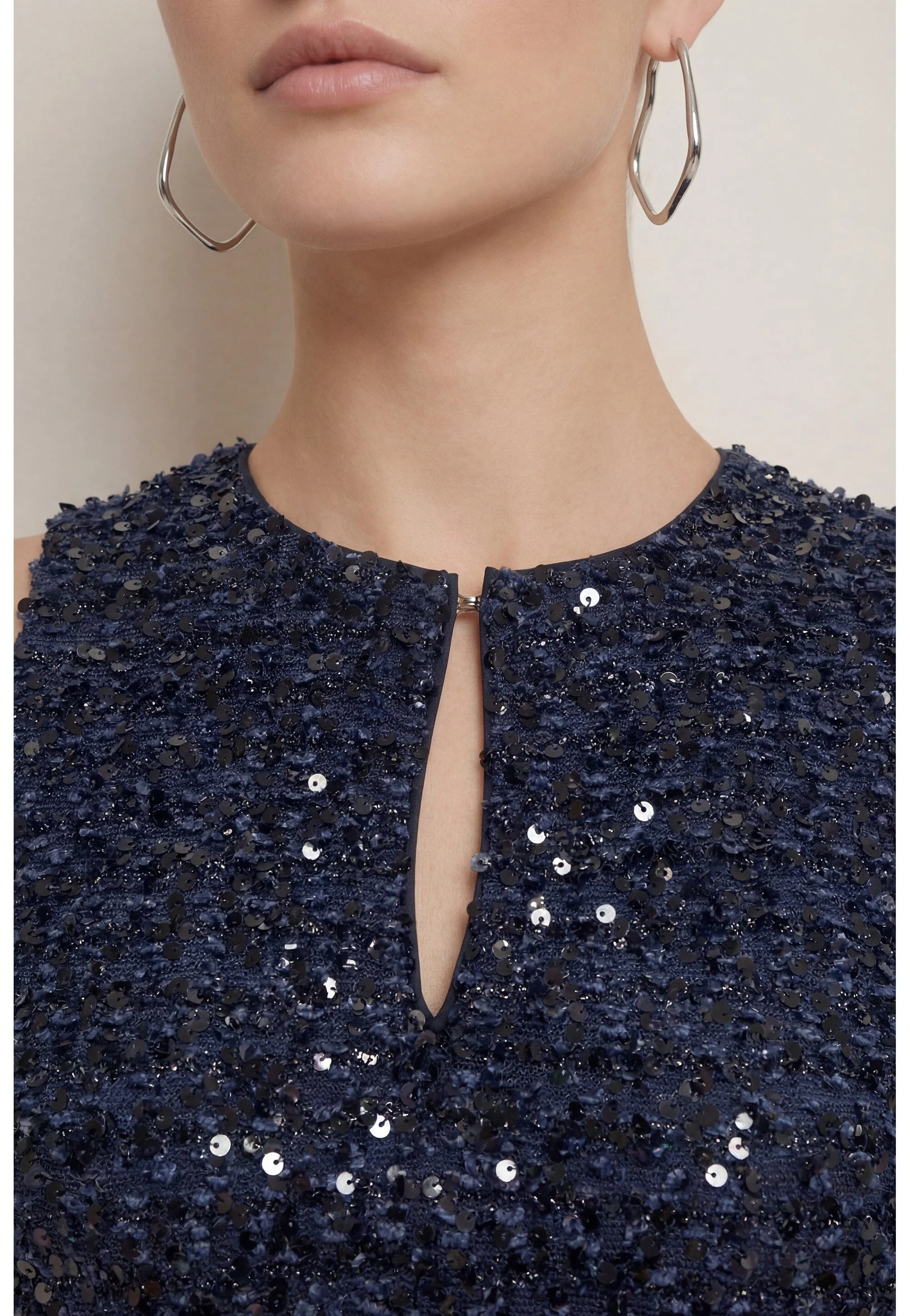 ROBE COURTE - ANDERSEN - MARINE - Image 4