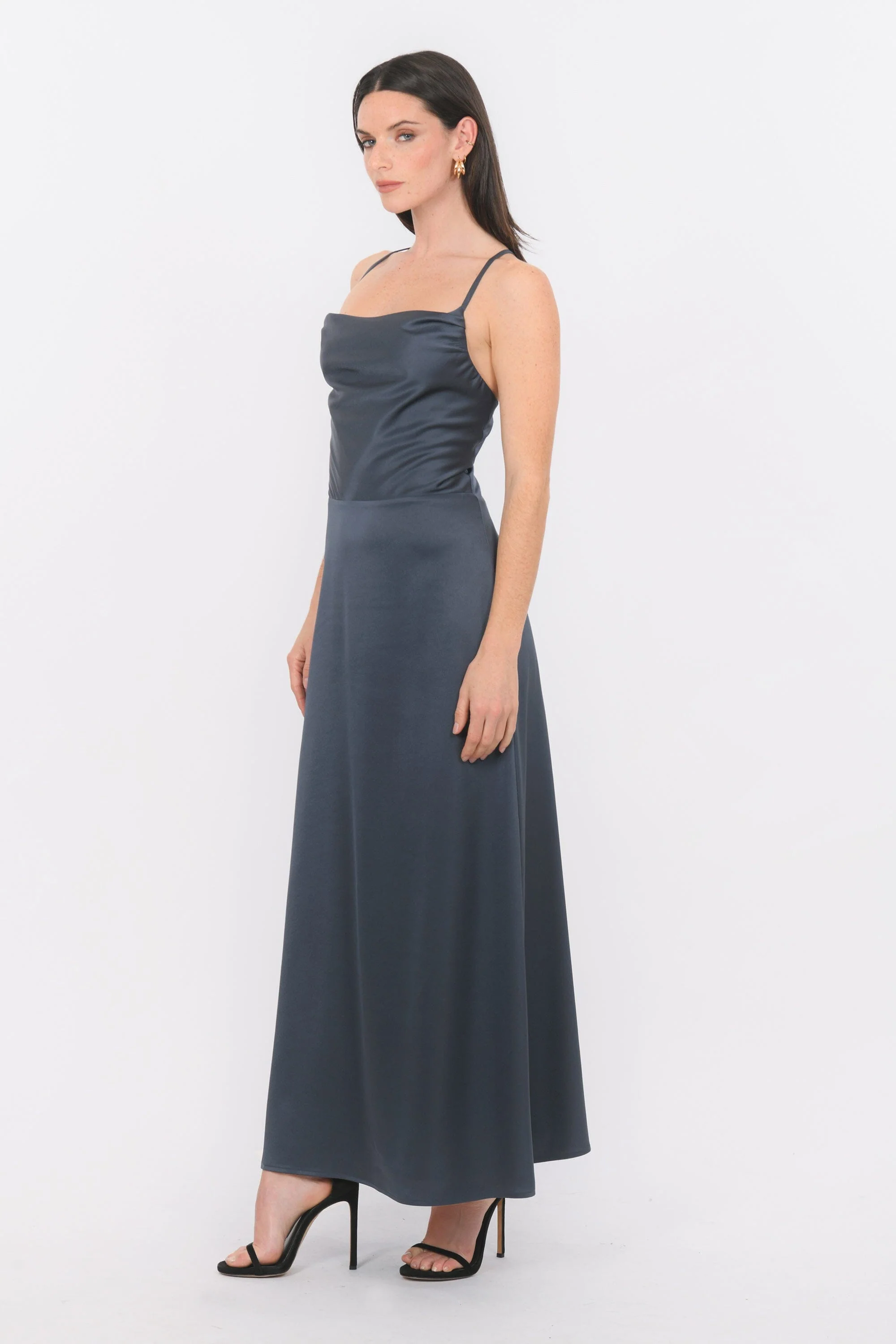 ROBE LONGUE - BAMBOU - CARBONE - Image 3