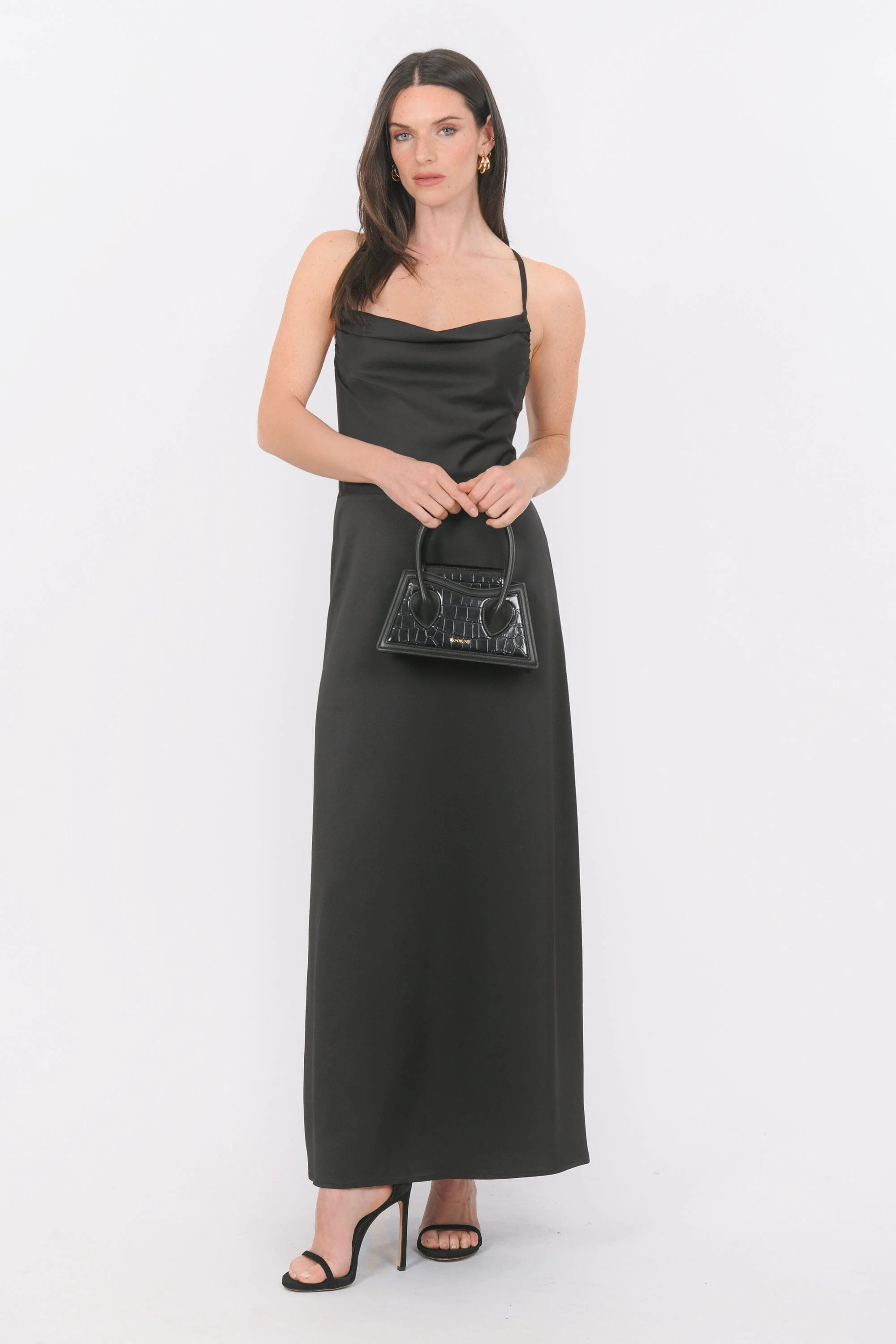 ROBE LONGUE - BAMBOU - NOIR - Image 3