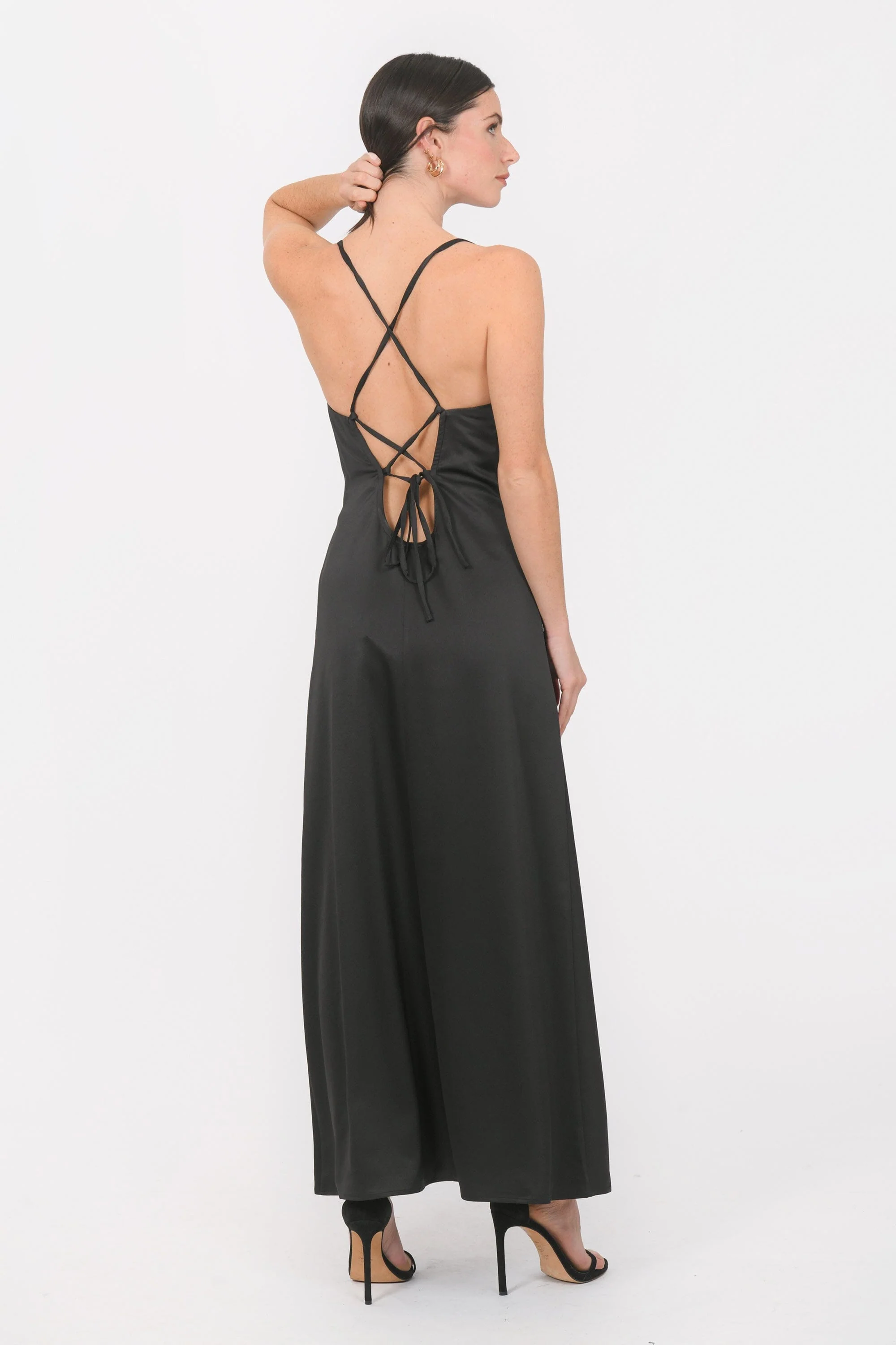 ROBE LONGUE - BAMBOU - NOIR - Image 6