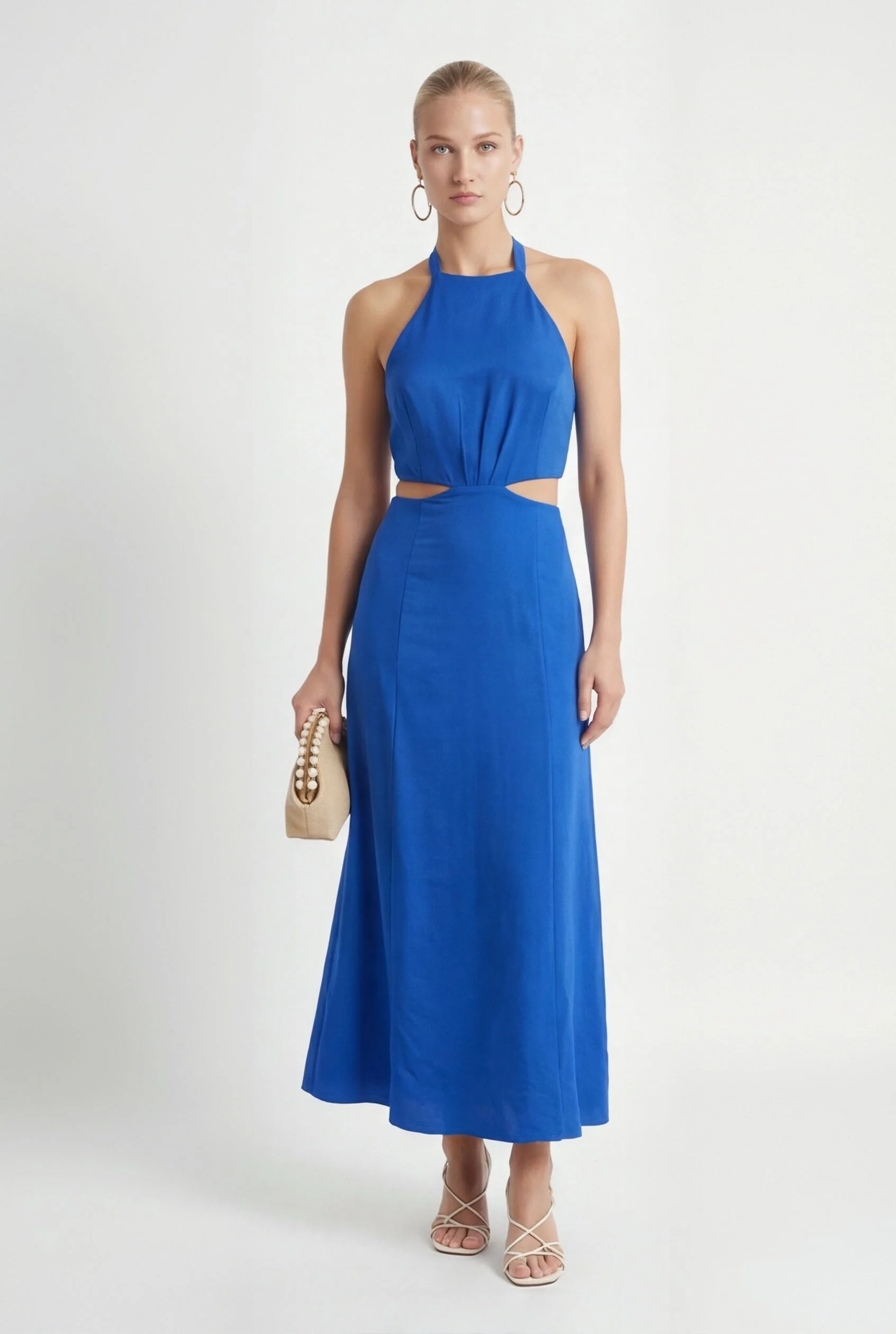 ROBE LONGUE - CANDY - COBALT