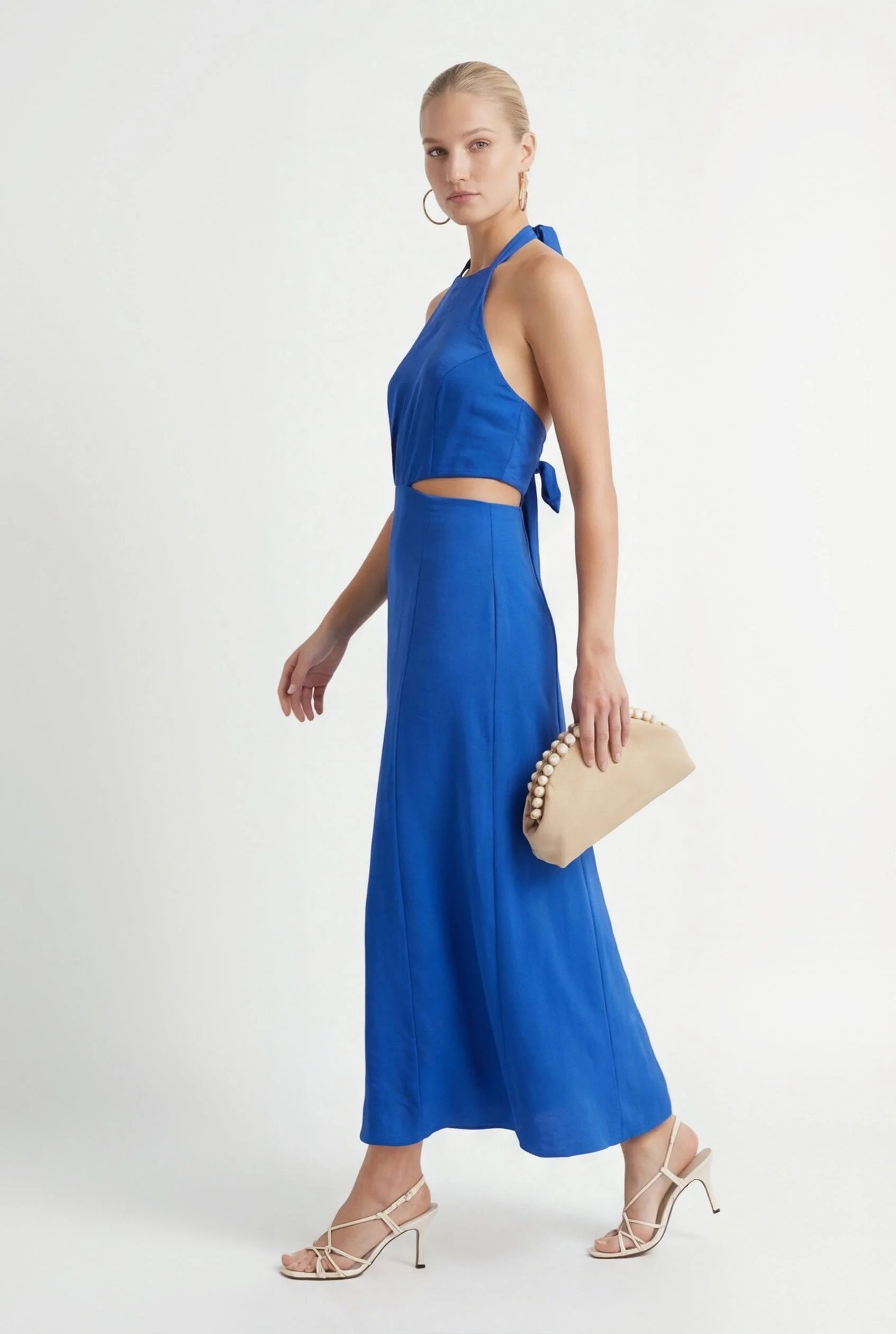 ROBE LONGUE - CANDY - COBALT - Image 2