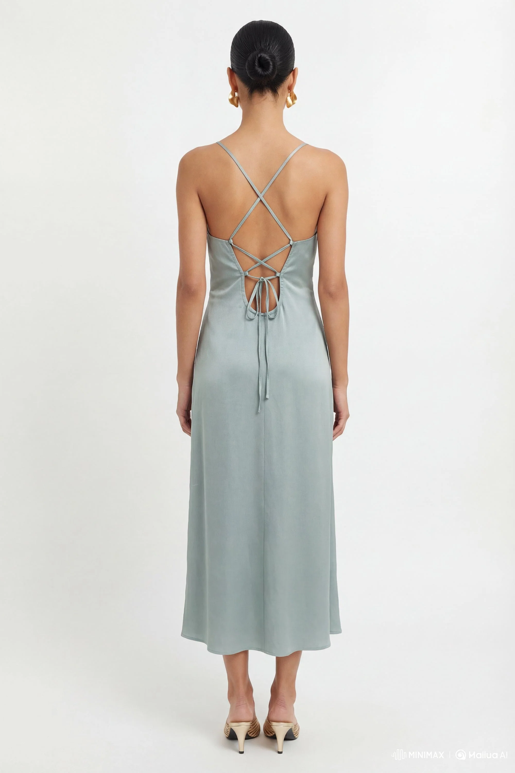 ROBE LONGUE - CAPRI - JADE - Image 4