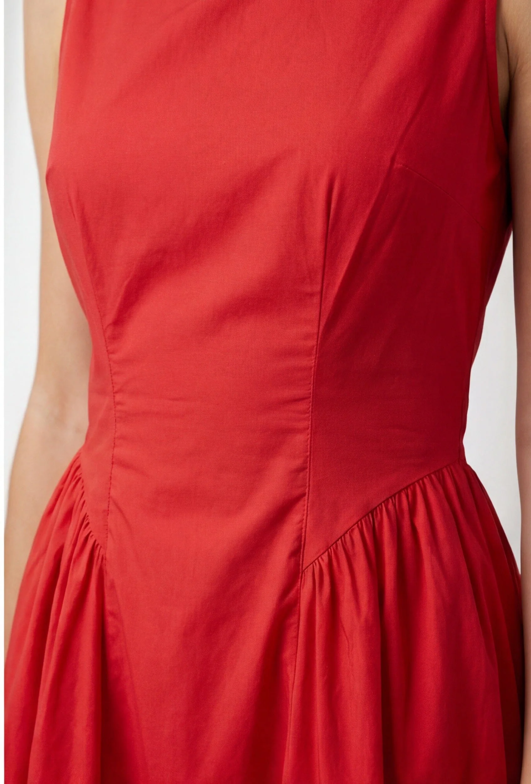 ROBE DOS NUS - CELIA - ROUGE - Image 5
