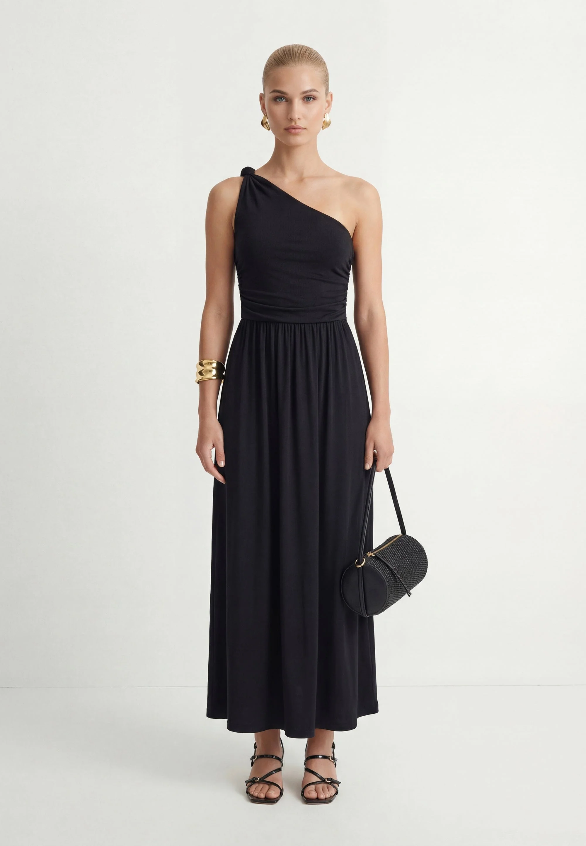 ROBE LONGUE - CHARLENE - NOIR
