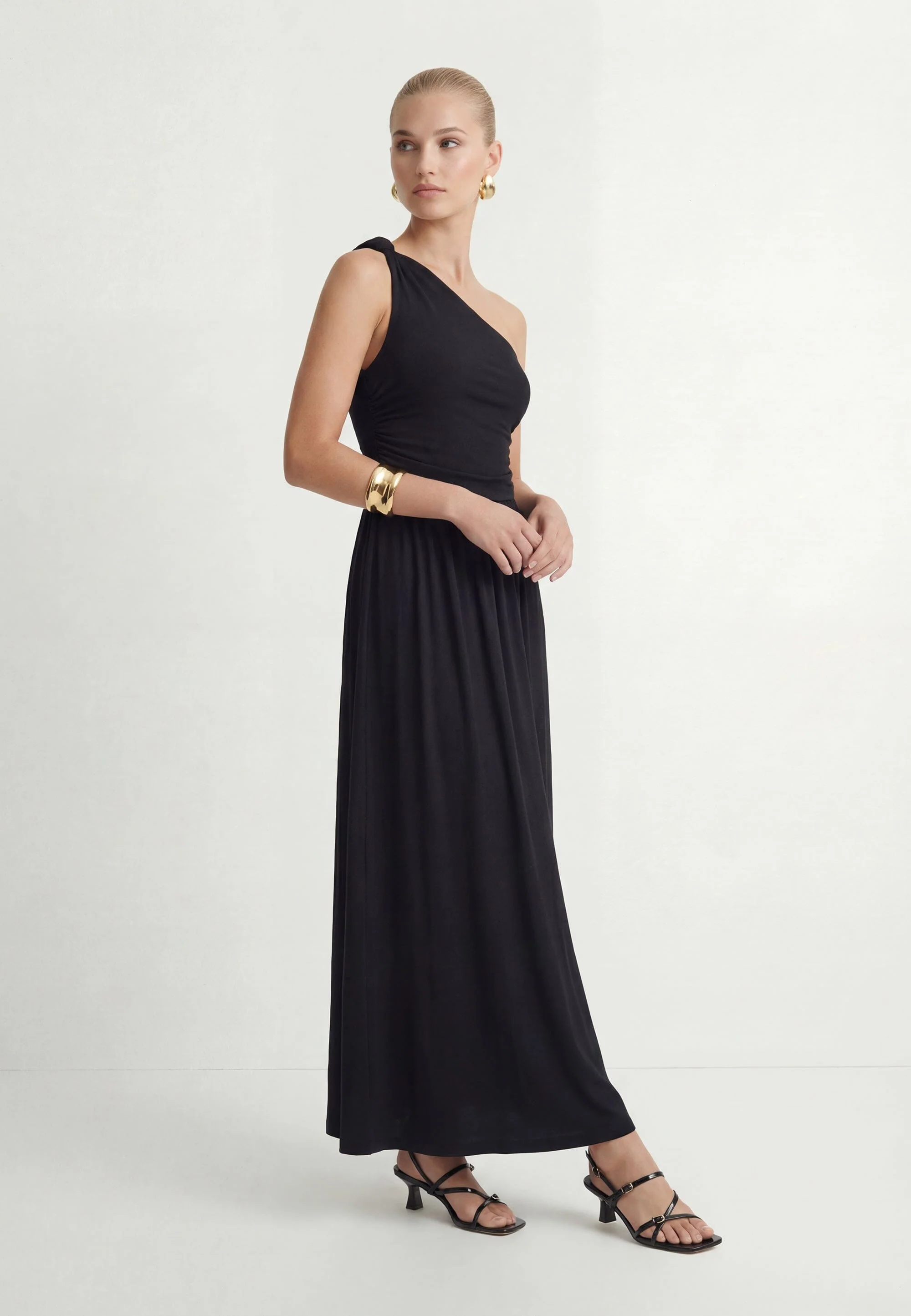 ROBE LONGUE - CHARLENE - NOIR - Image 2