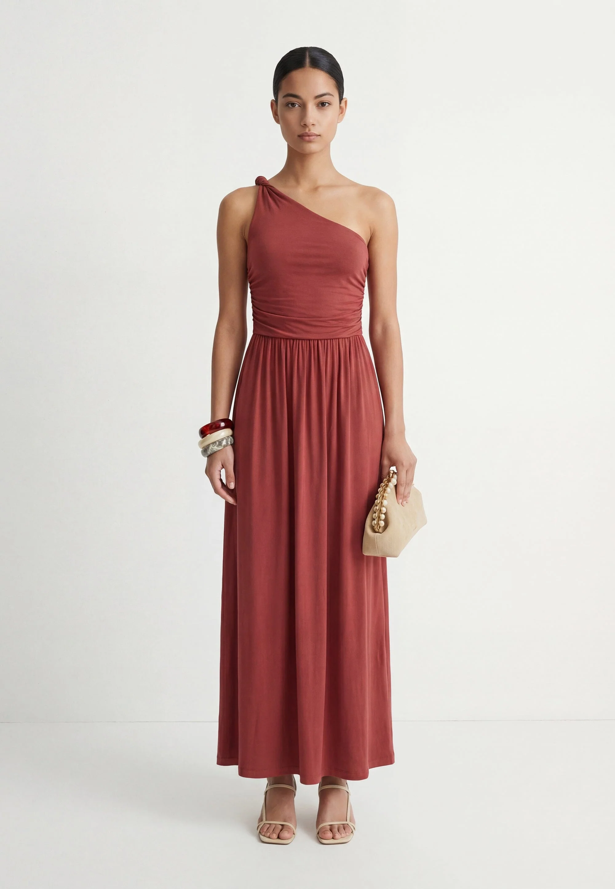 ROBE LONGUE - CHARLENE - SANGRIA