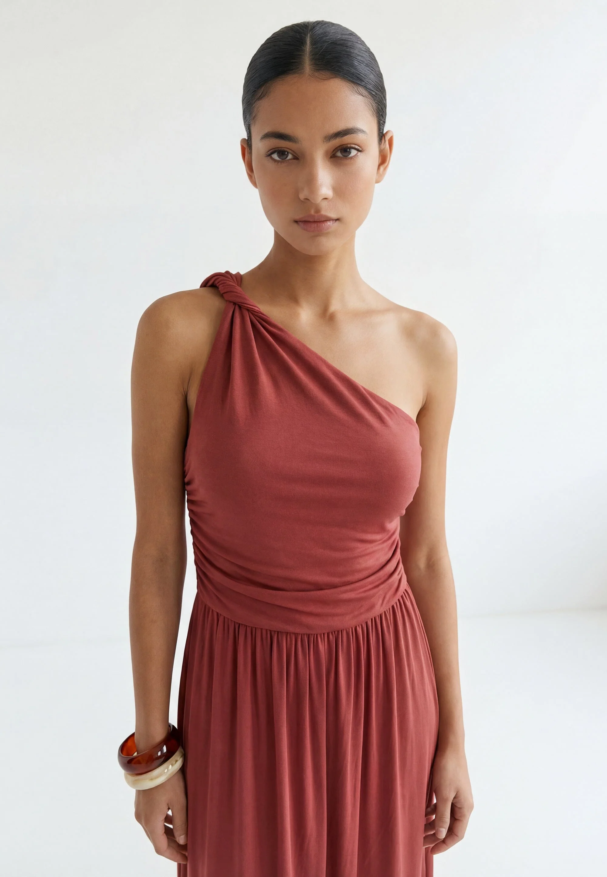 ROBE LONGUE - CHARLENE - SANGRIA - Image 3