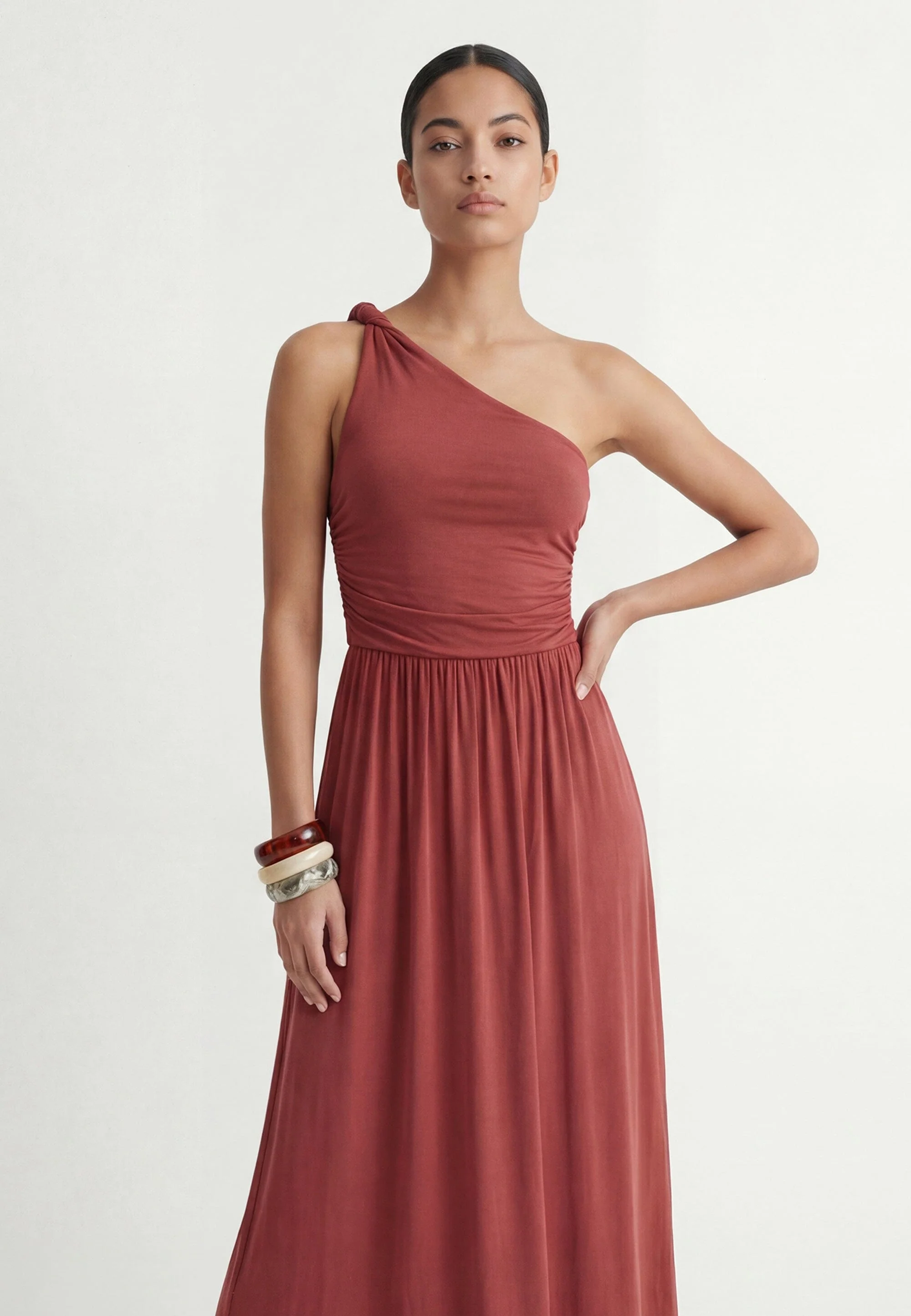 ROBE LONGUE - CHARLENE - SANGRIA - Image 4