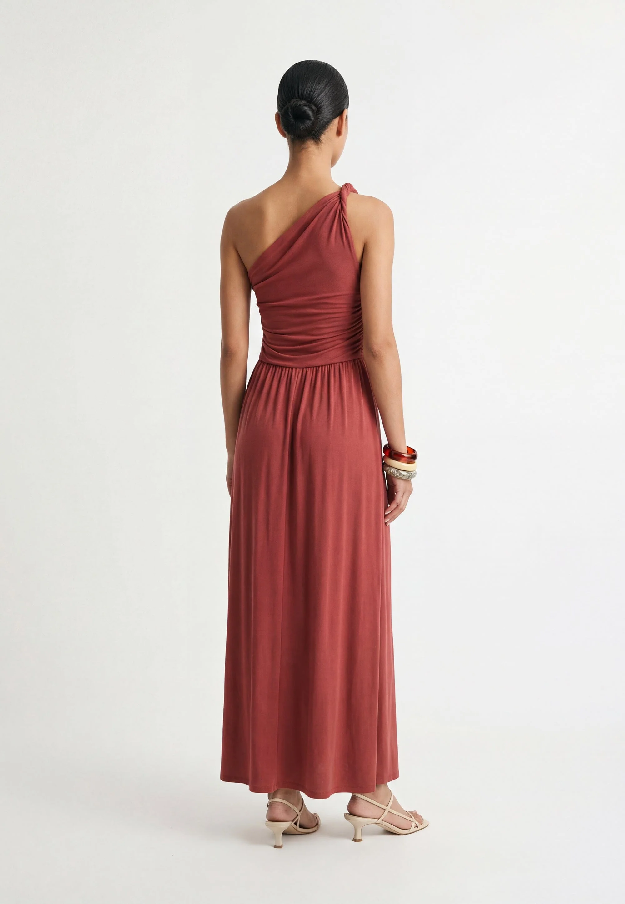 ROBE LONGUE - CHARLENE - SANGRIA - Image 5