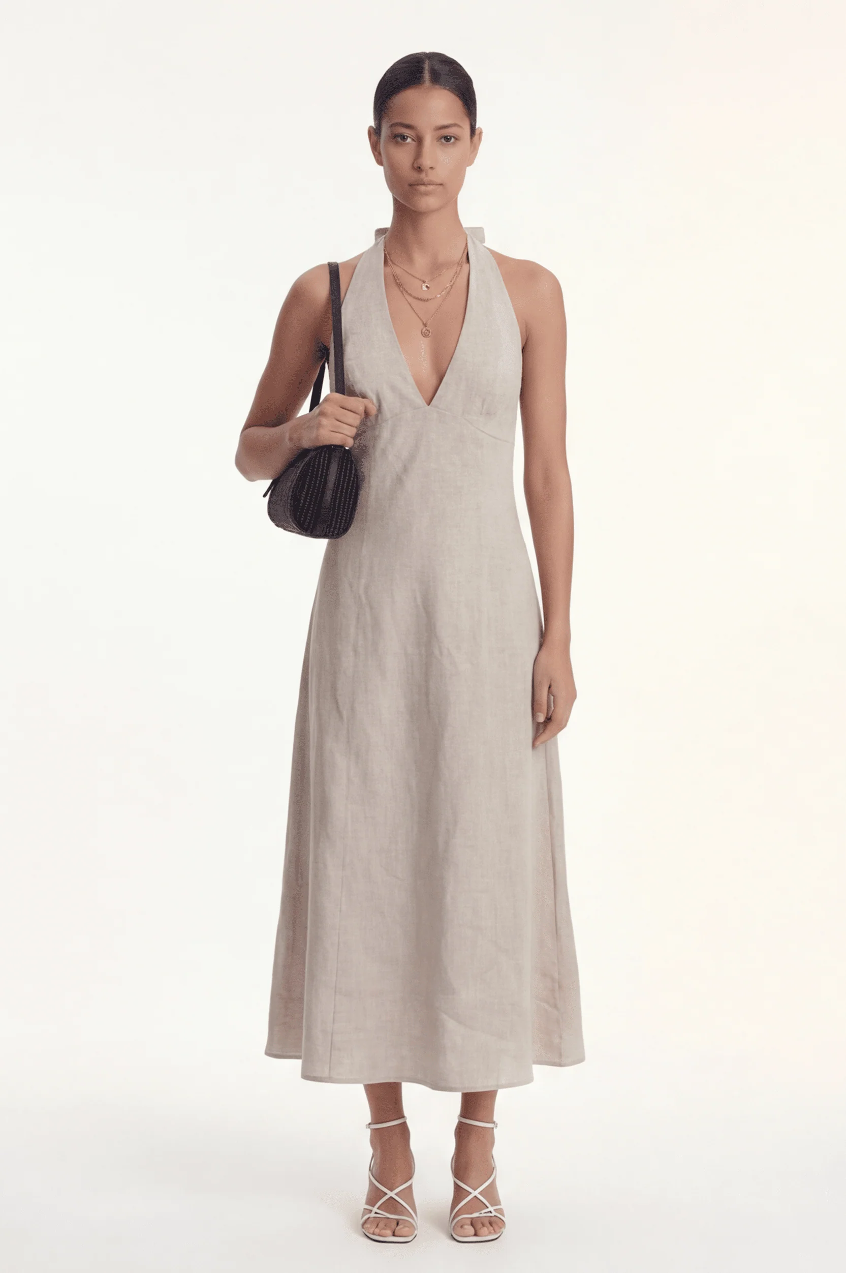 ROBE EVASEE - CHELSEA - NATUREL