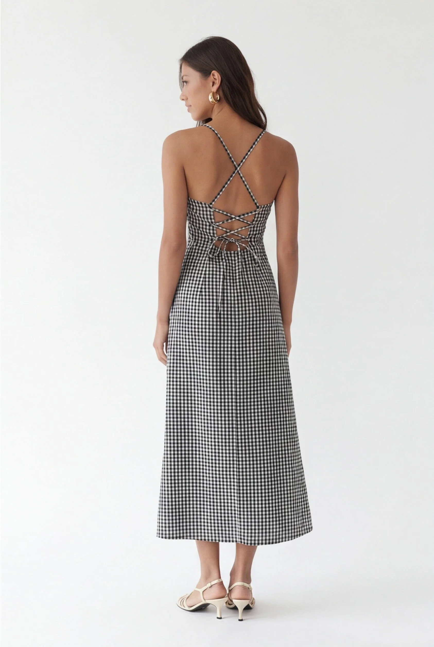 ROBE LACEE - CHERIE - NOIR/BLANC - Image 2
