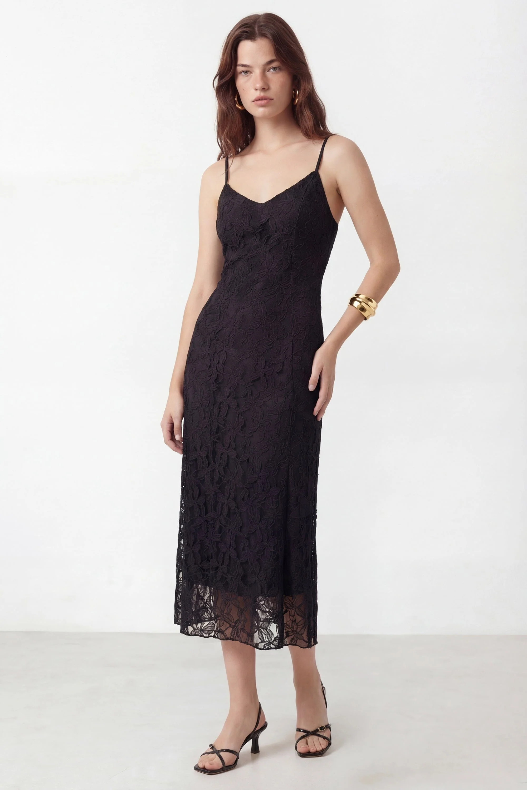 ROBE DENTELLE - CLAIRITY - NOIR - Image 3