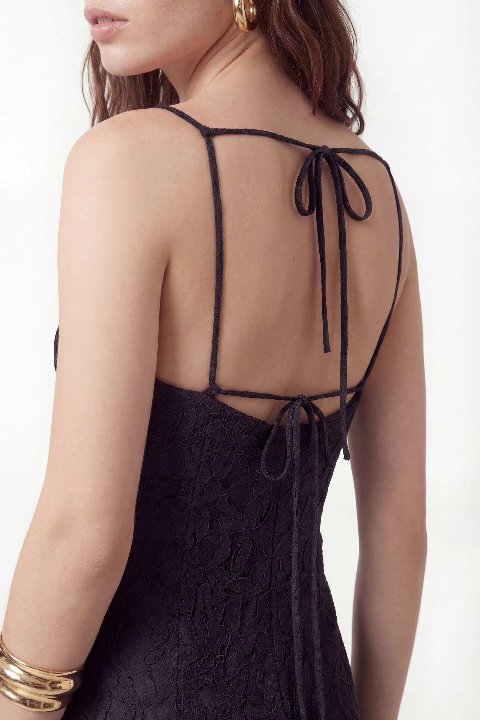 ROBE DENTELLE - CLAIRITY - NOIR - Image 7