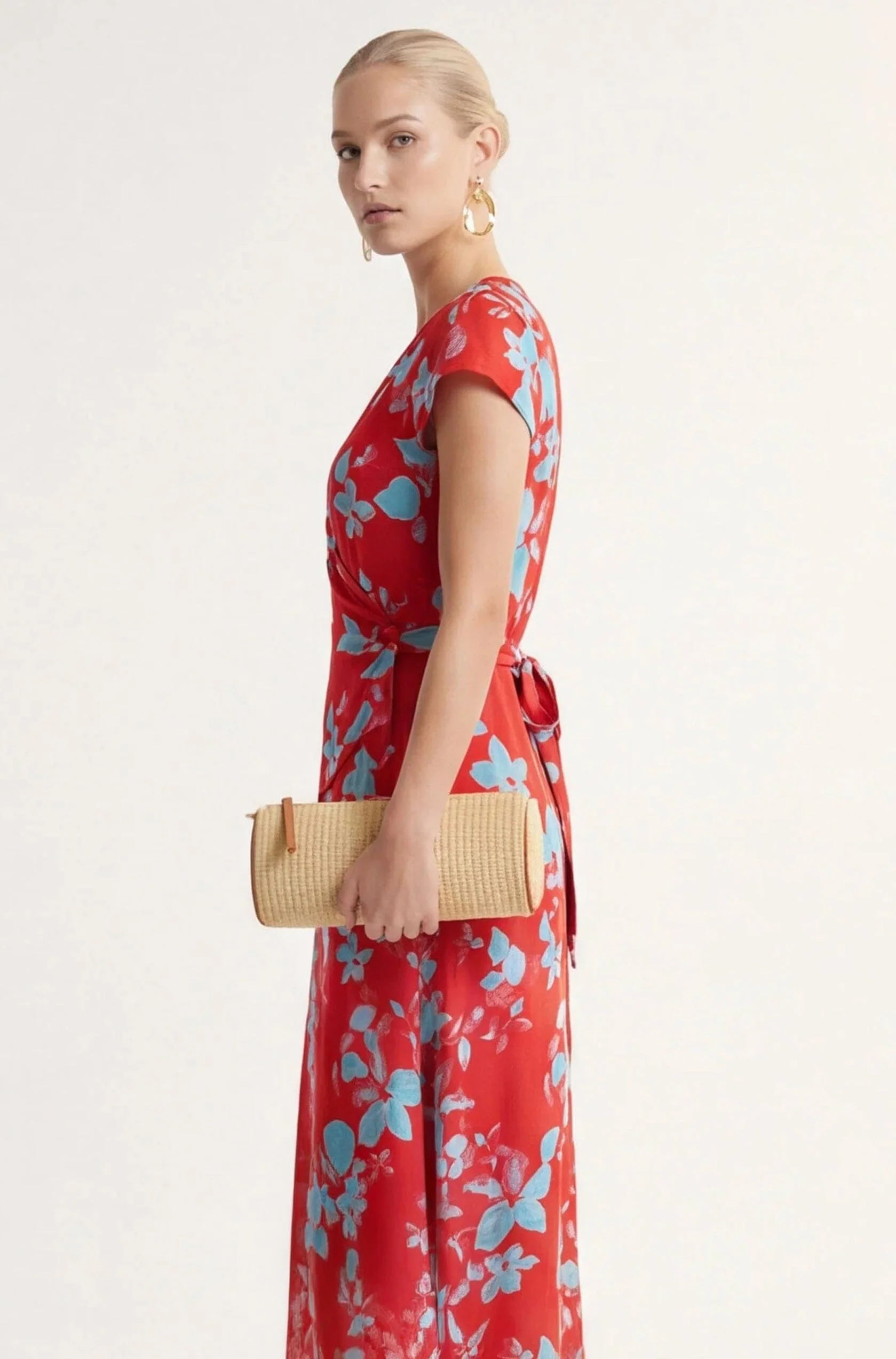 ROBE MIDI - CLARA - ROUGE - Image 3