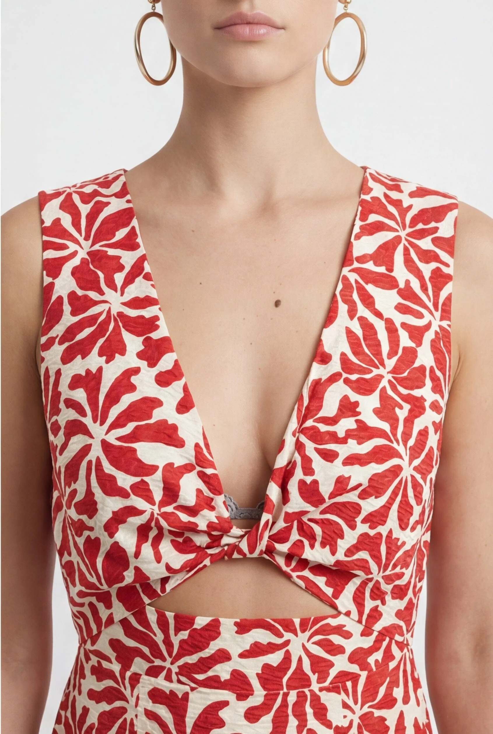 ROBE MIDI - CLARISSA - GRENAT - Image 2