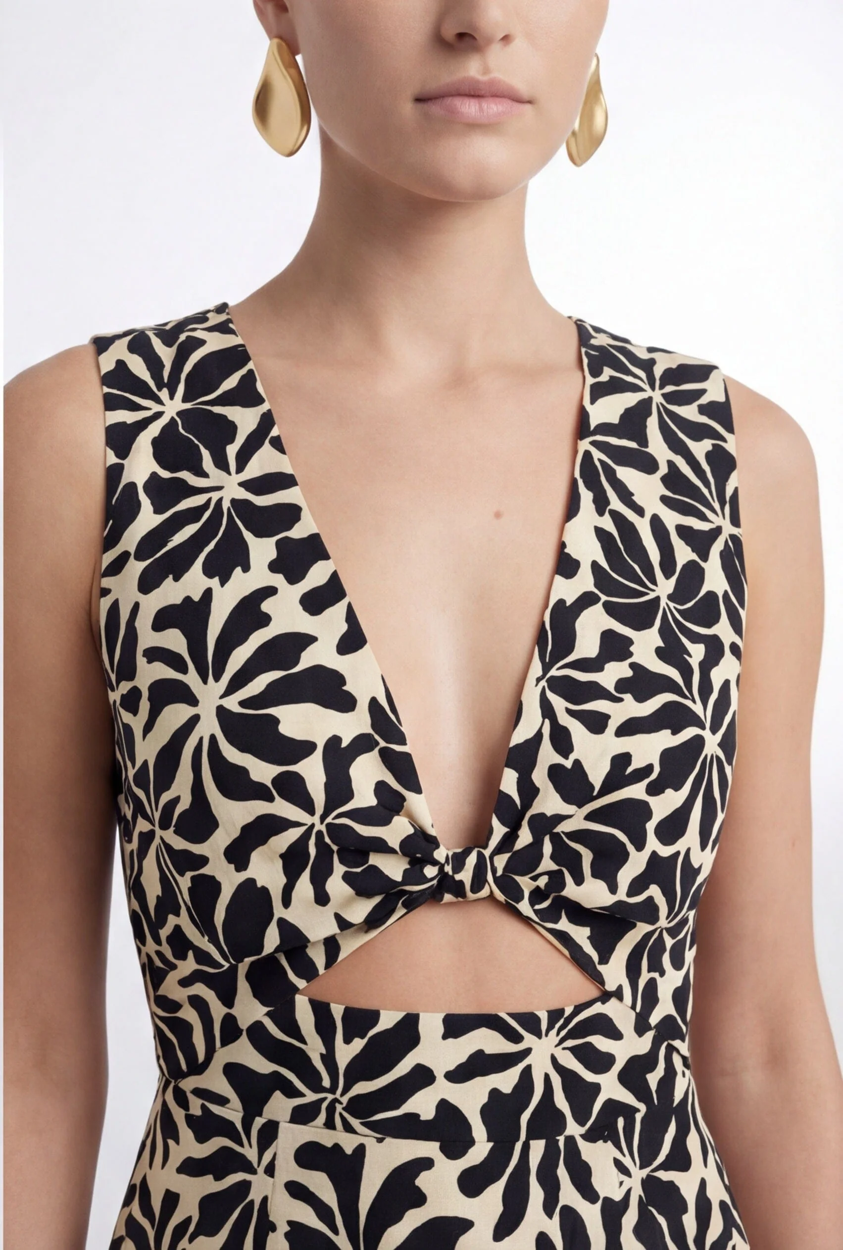 ROBE MIDI - CLARISSA - NOIR - Image 3