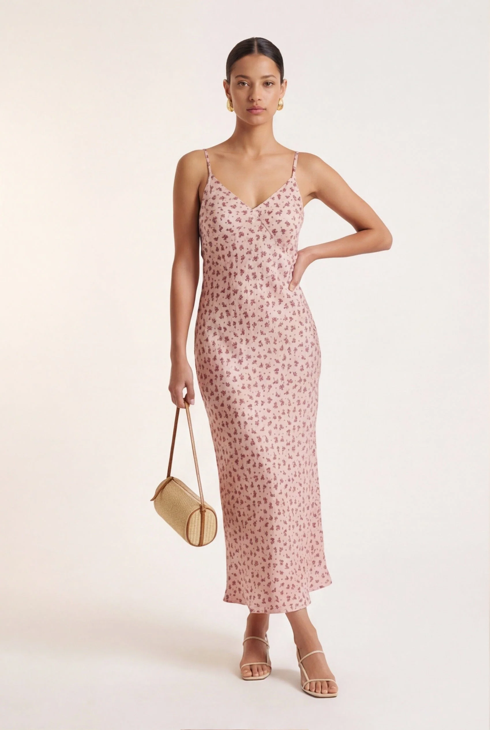 ROBE LONGUE - CYBELE - POUDRE
