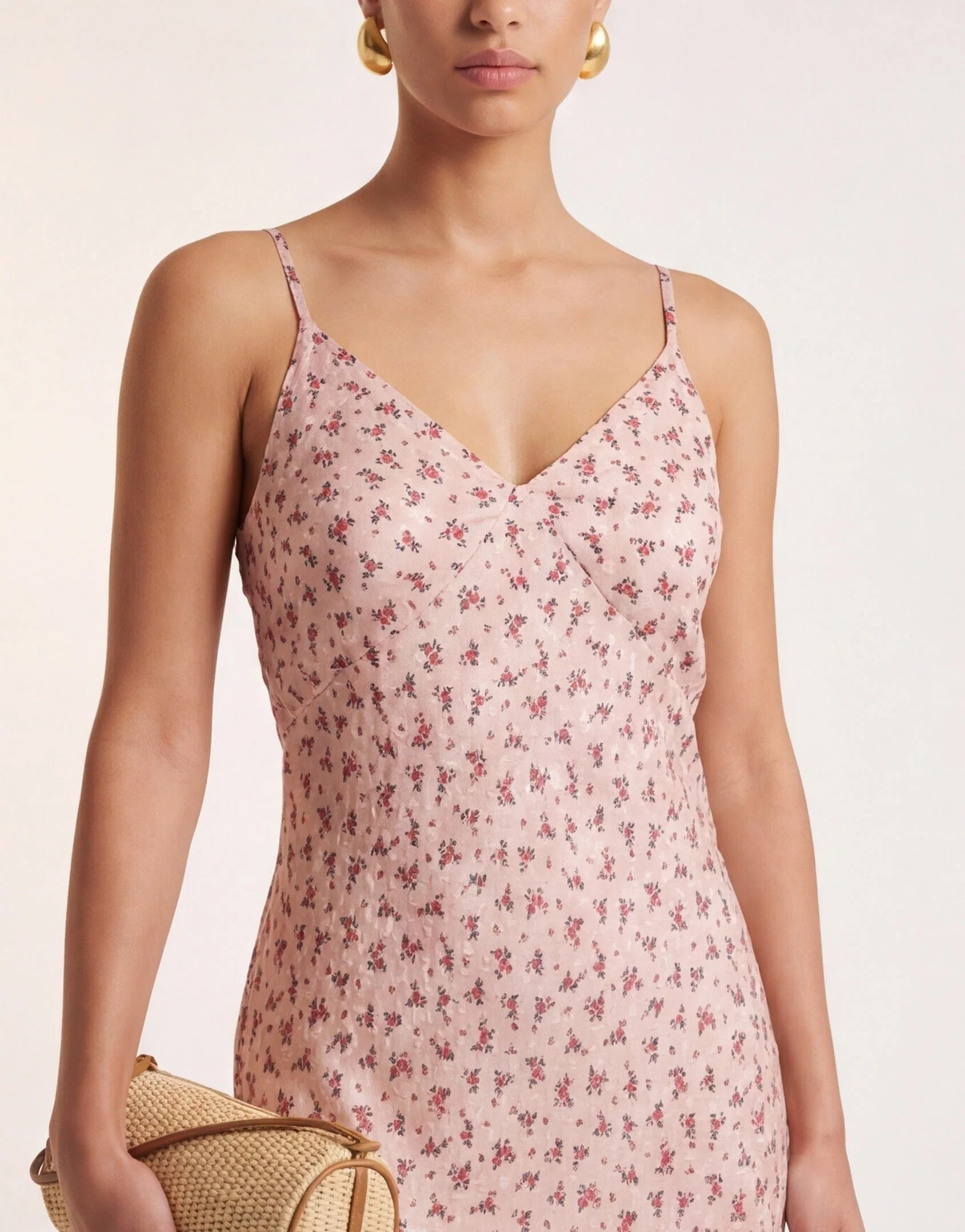 ROBE LONGUE - CYBELE - POUDRE - Image 3