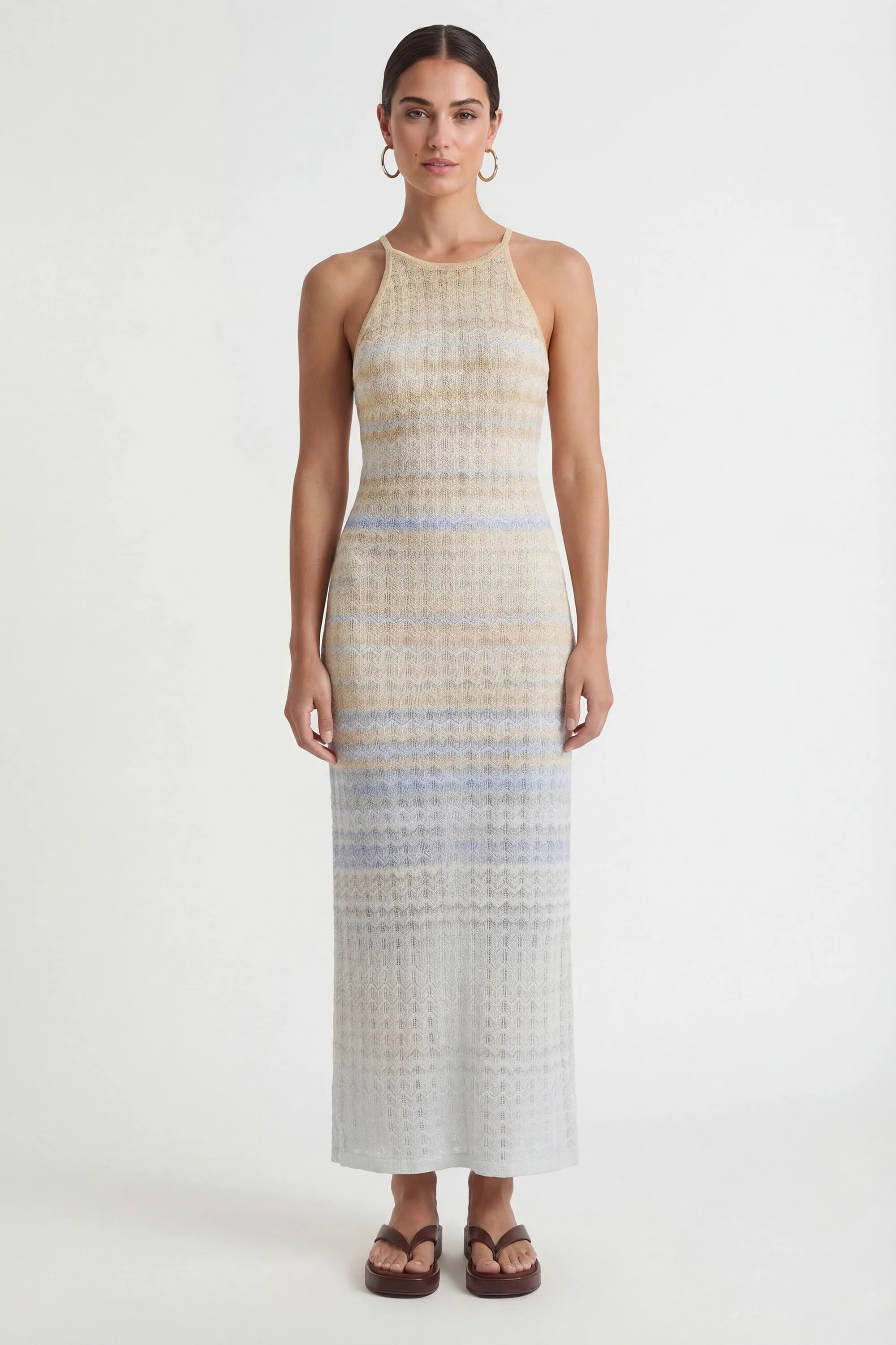 ROBE MAILLE - CYNTHIA - BLEU - Image 2