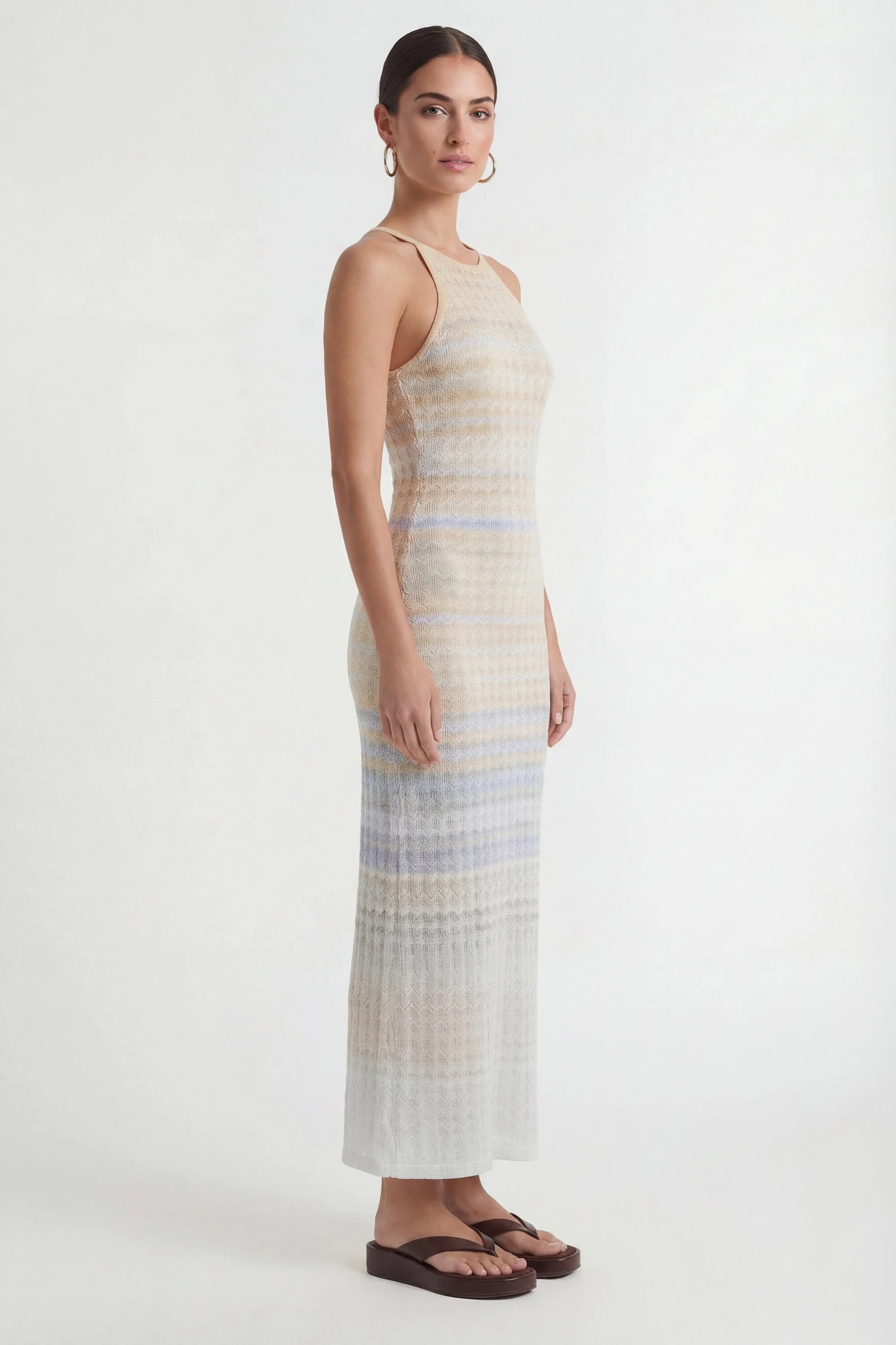 ROBE MAILLE - CYNTHIA - BLEU - Image 3