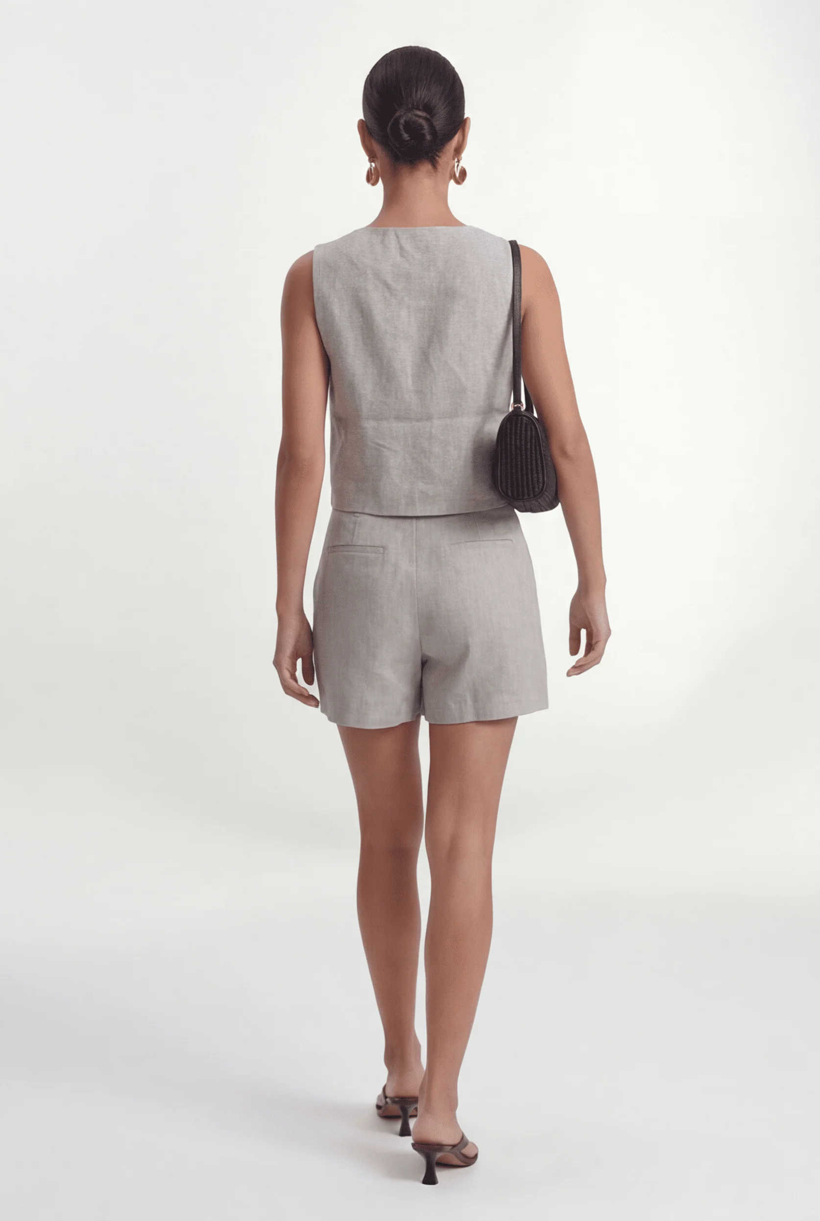 SHORT 100% LIN - CHELSEA - NATUREL - Image 4