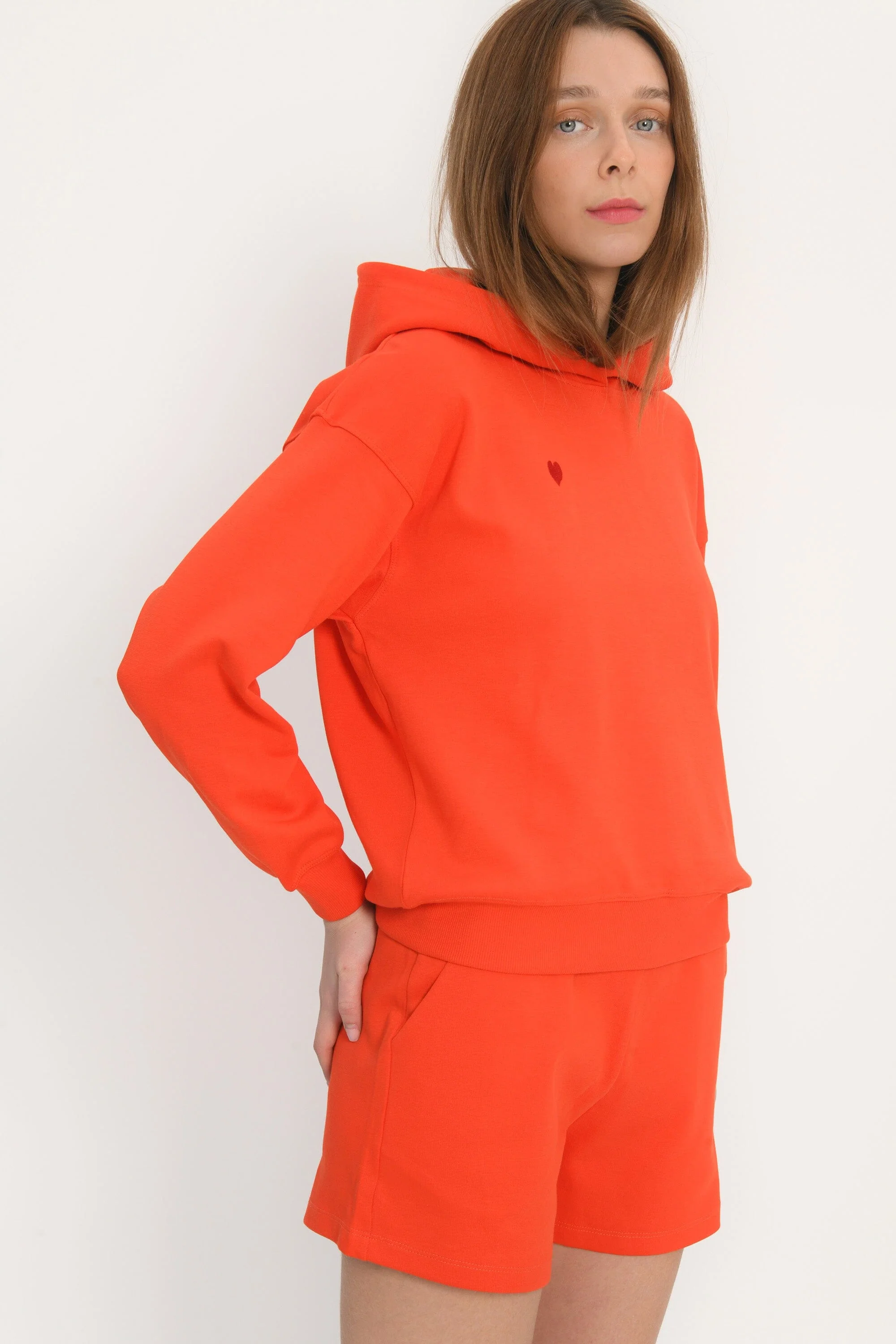 SWEAT A CAPUCHE - ARLO - ORANGE - Image 3