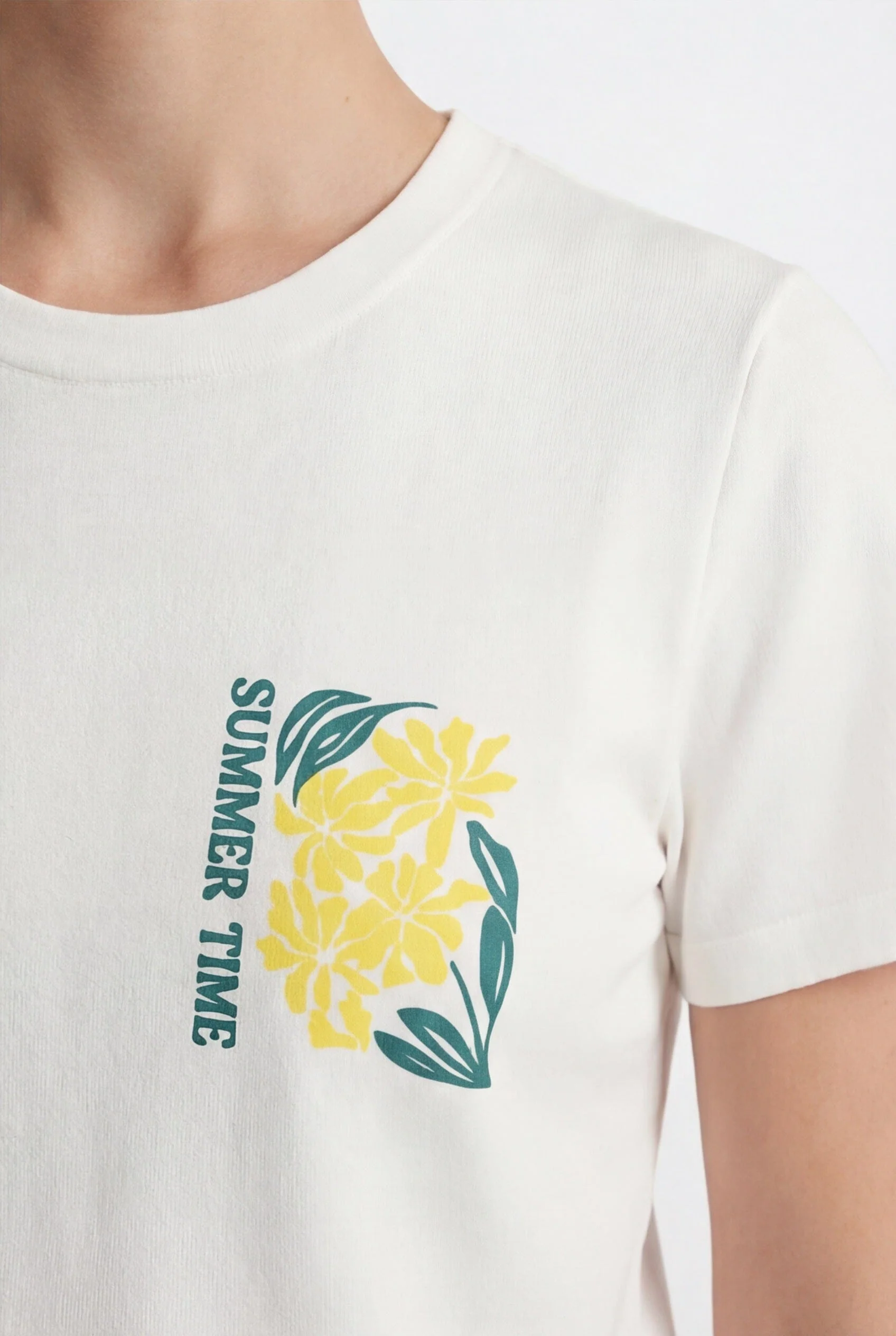 TEE-SHIRT - SUMMER TIME - ECRU - Image 2