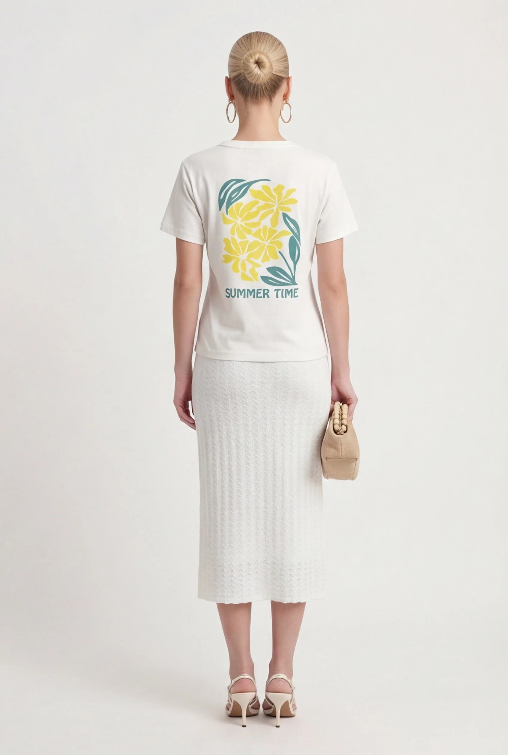 TEE-SHIRT - SUMMER TIME - ECRU - Image 5