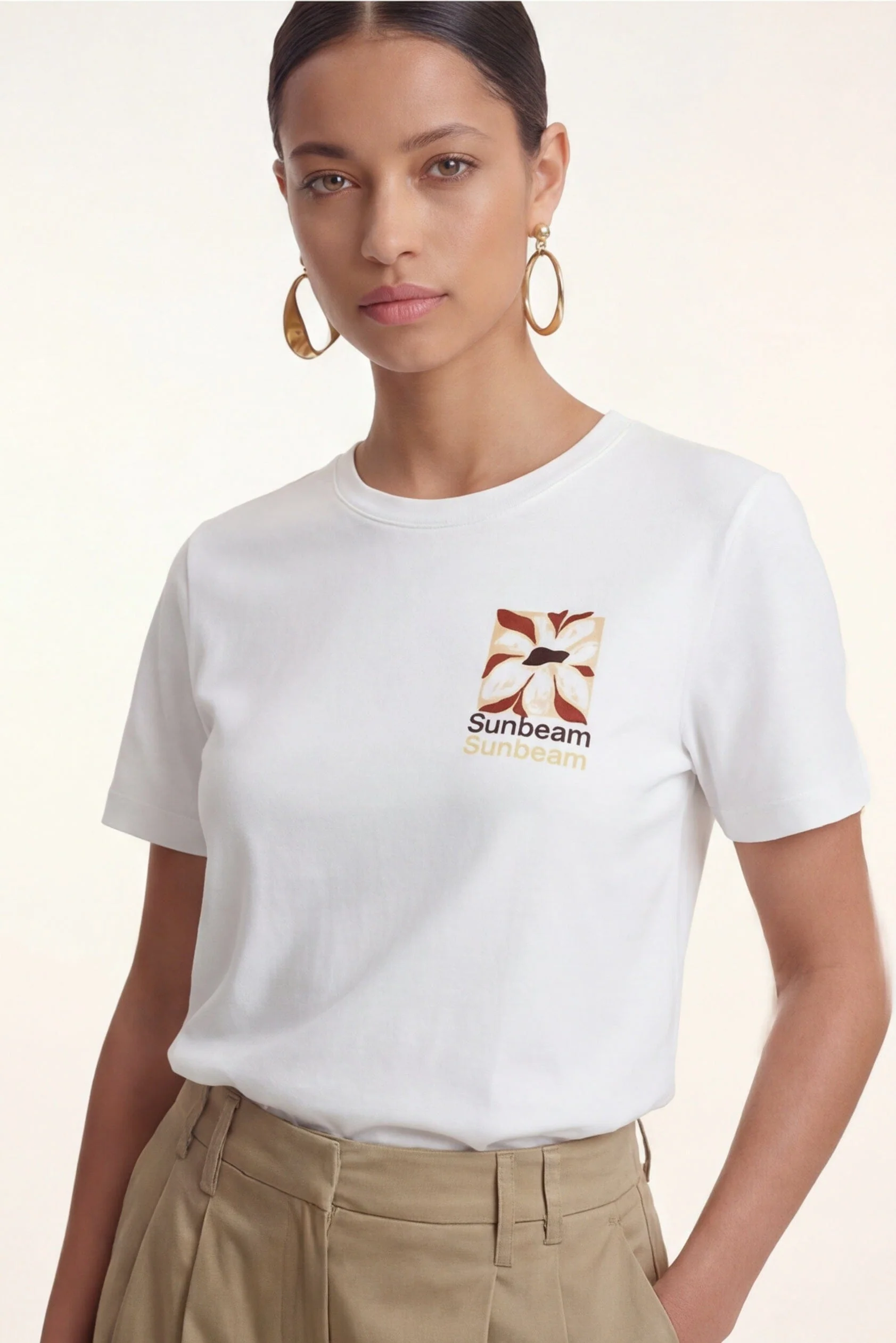 T-SHIRT - SUNBEAM - BLANC