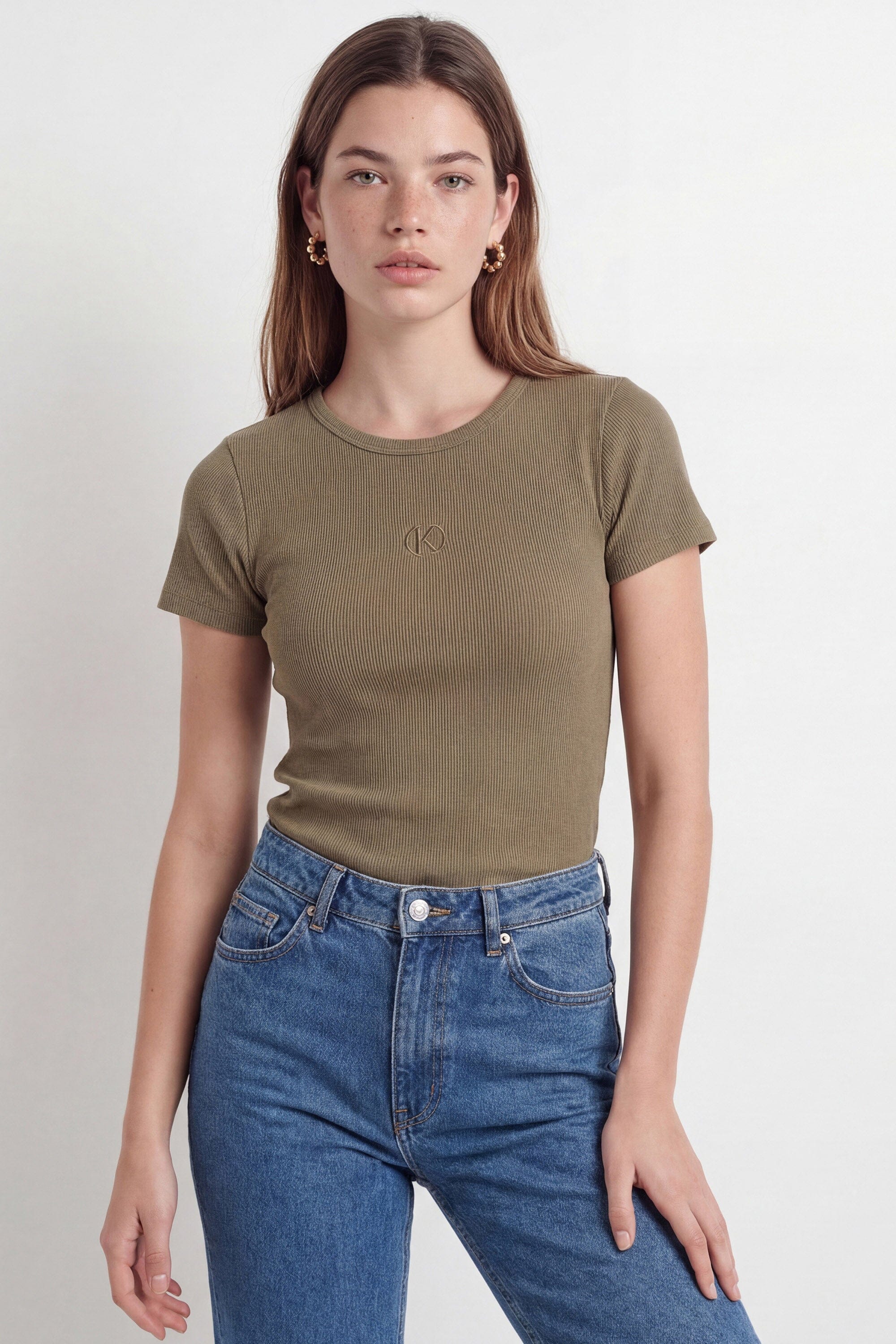 TEE SHIRT - CARISSA - OLIVE - Image 3