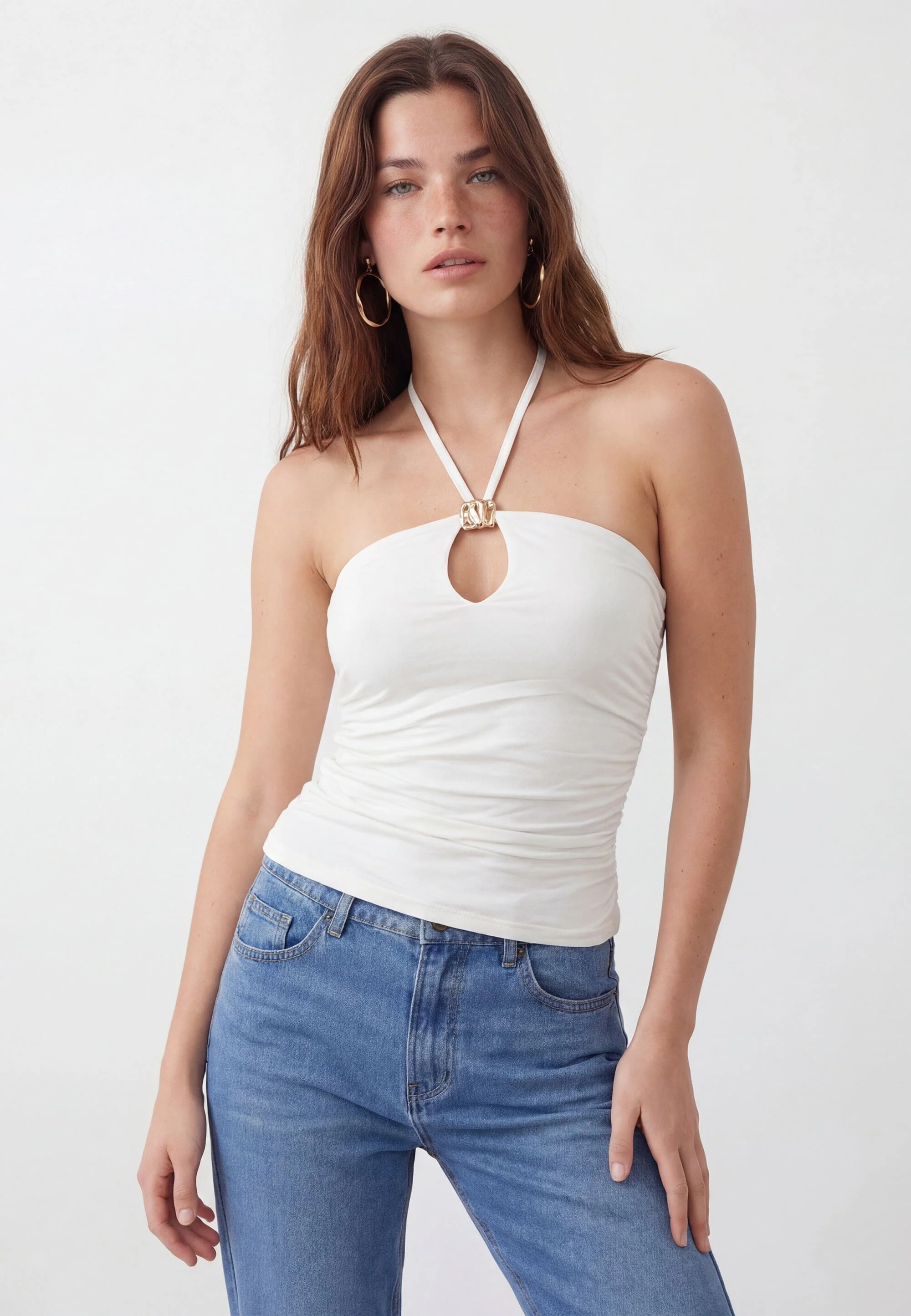 TOP BUSTIER - CHARLENE - ECRU