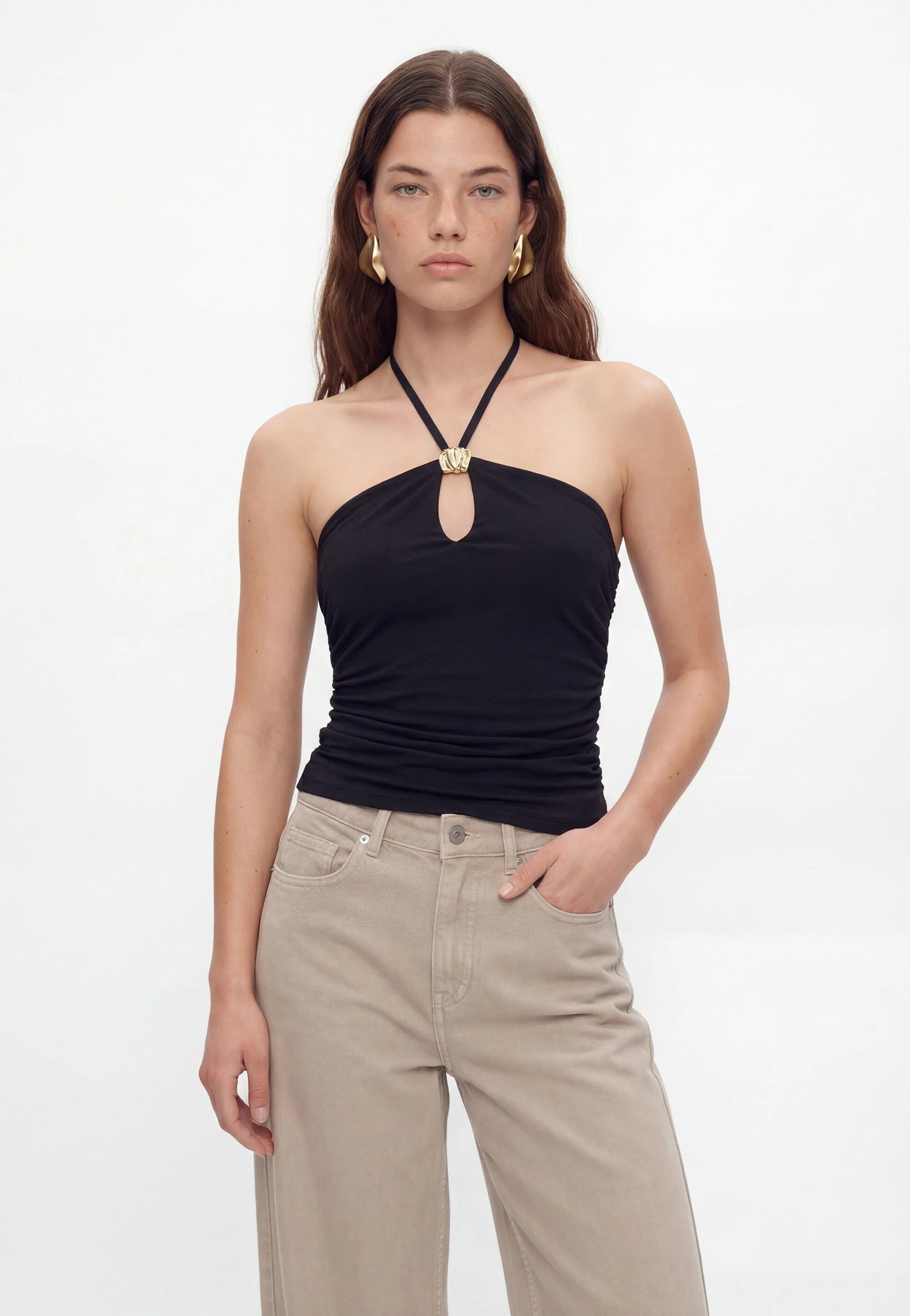 TOP BUSTIER - CHARLENE - NOIR
