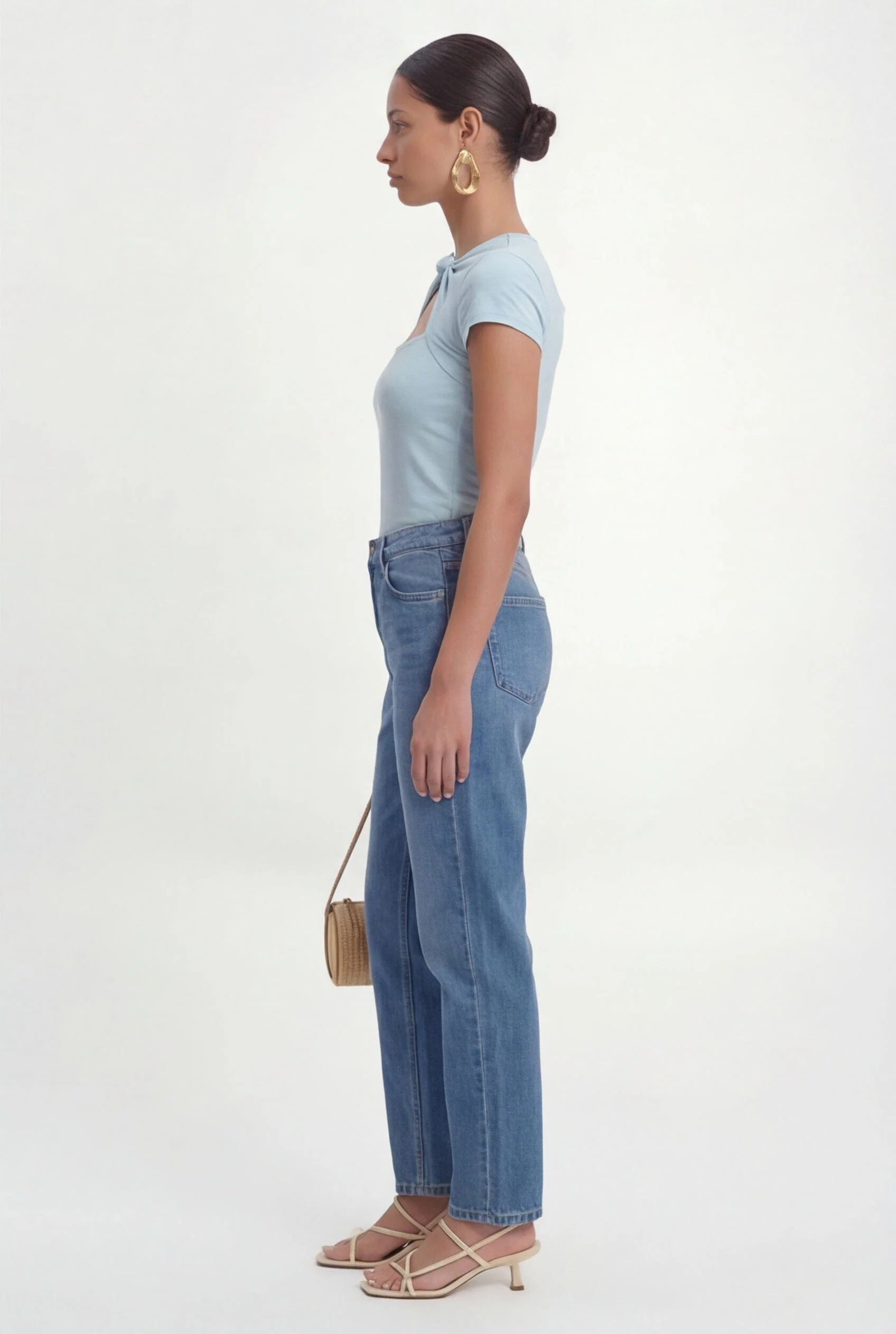 TOP NOEUD - CHARLENE - CELADON - Image 3