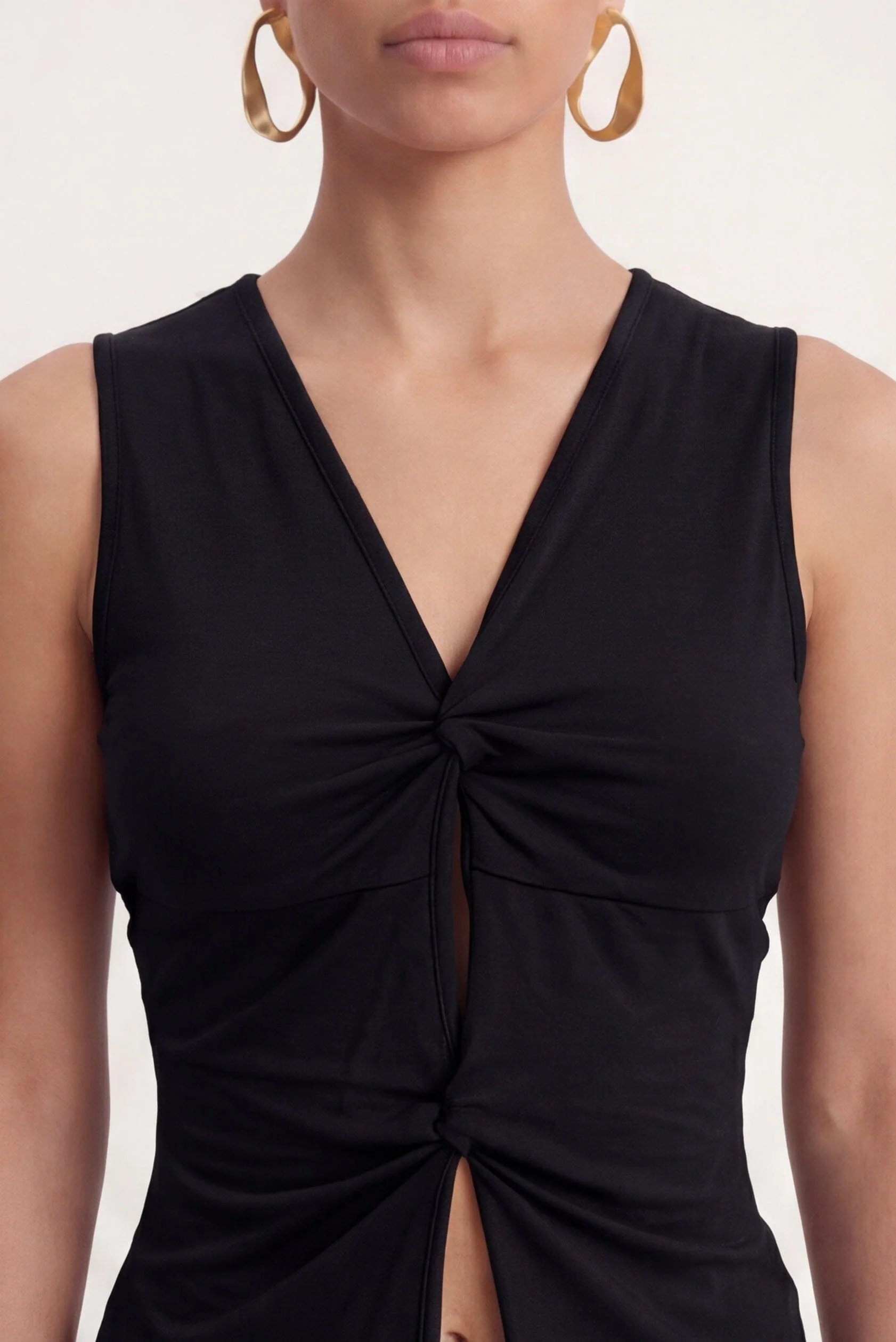 TOP TWISTE - CHARLENE - NOIR - Image 2