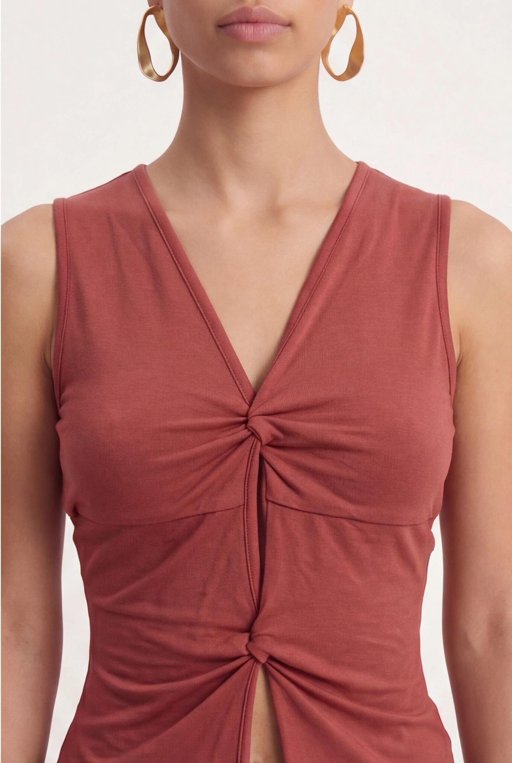 TOP TWISTE - CHARLENE - SANGRIA - Image 3