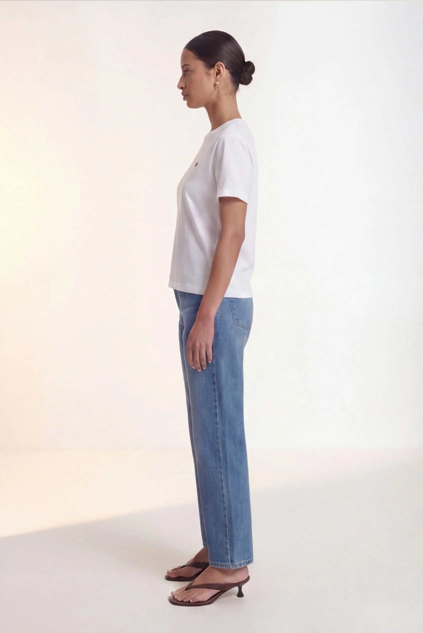 TEE-SHIRT 100% COTON - COEUR - BLANC - Image 3