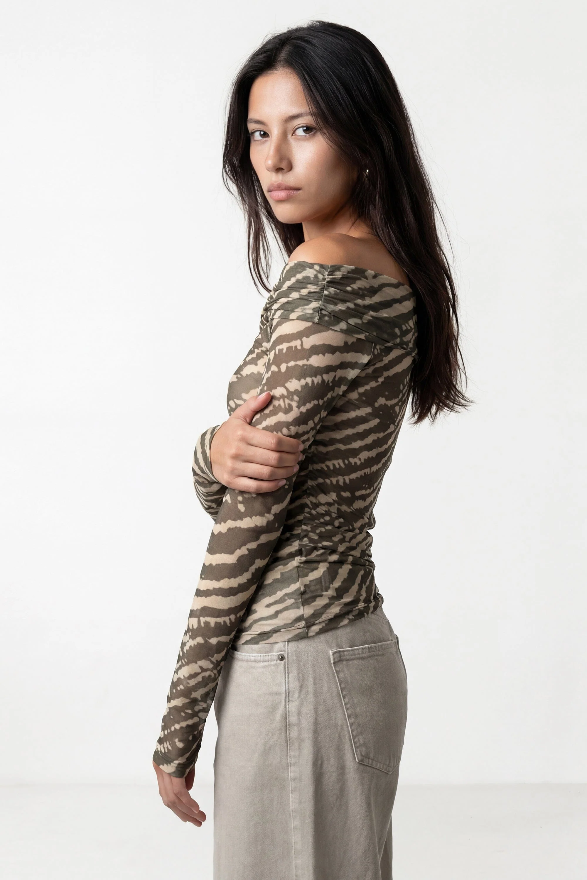 TOP - CASSIE - KAKI - Image 2
