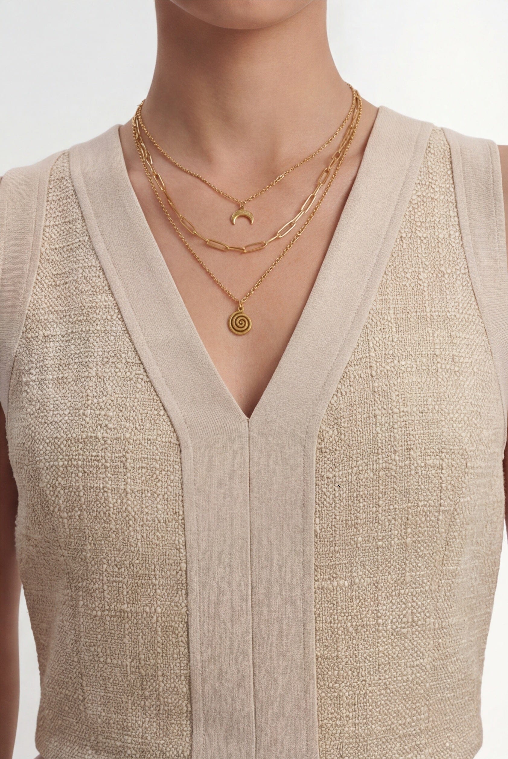TOP TWEED - CATALINA - BEIGE - Image 2