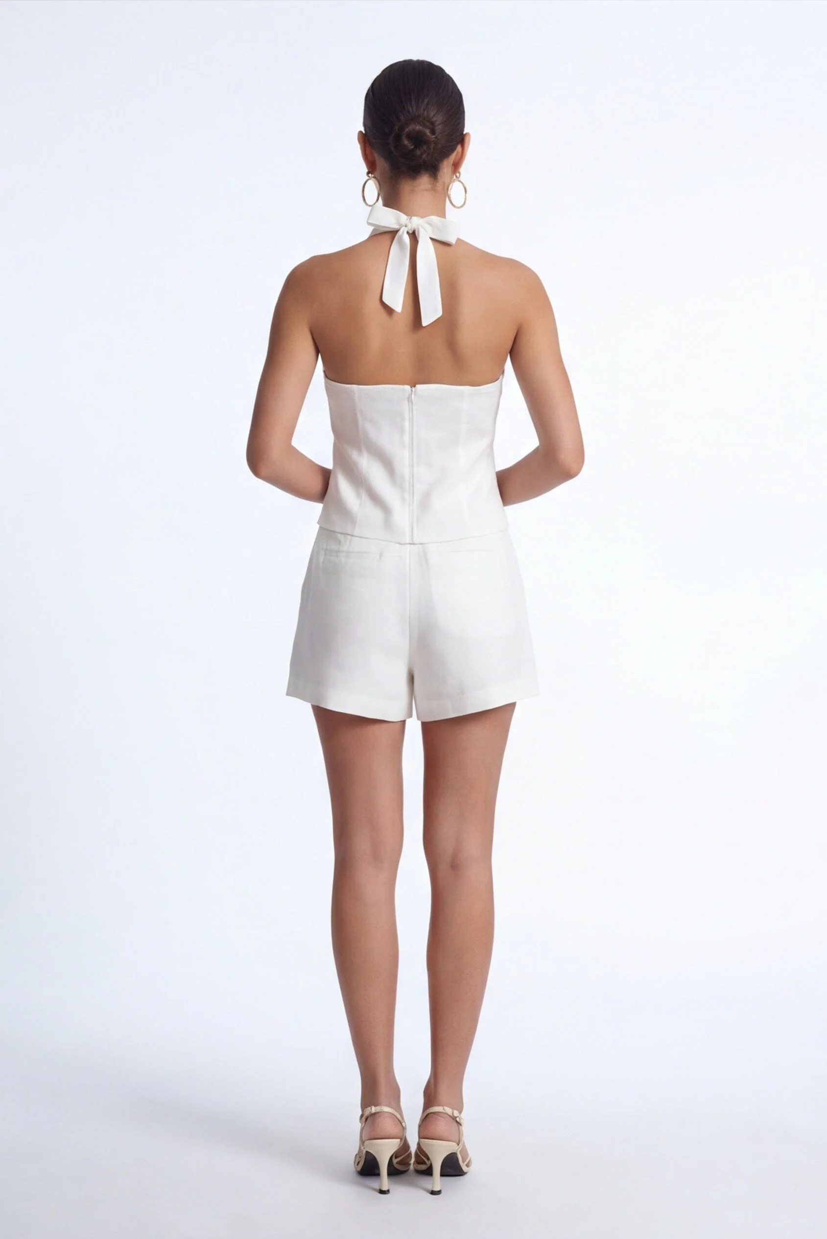 TOP DOS NU LIN - CHELSEA - BLANC - Image 4