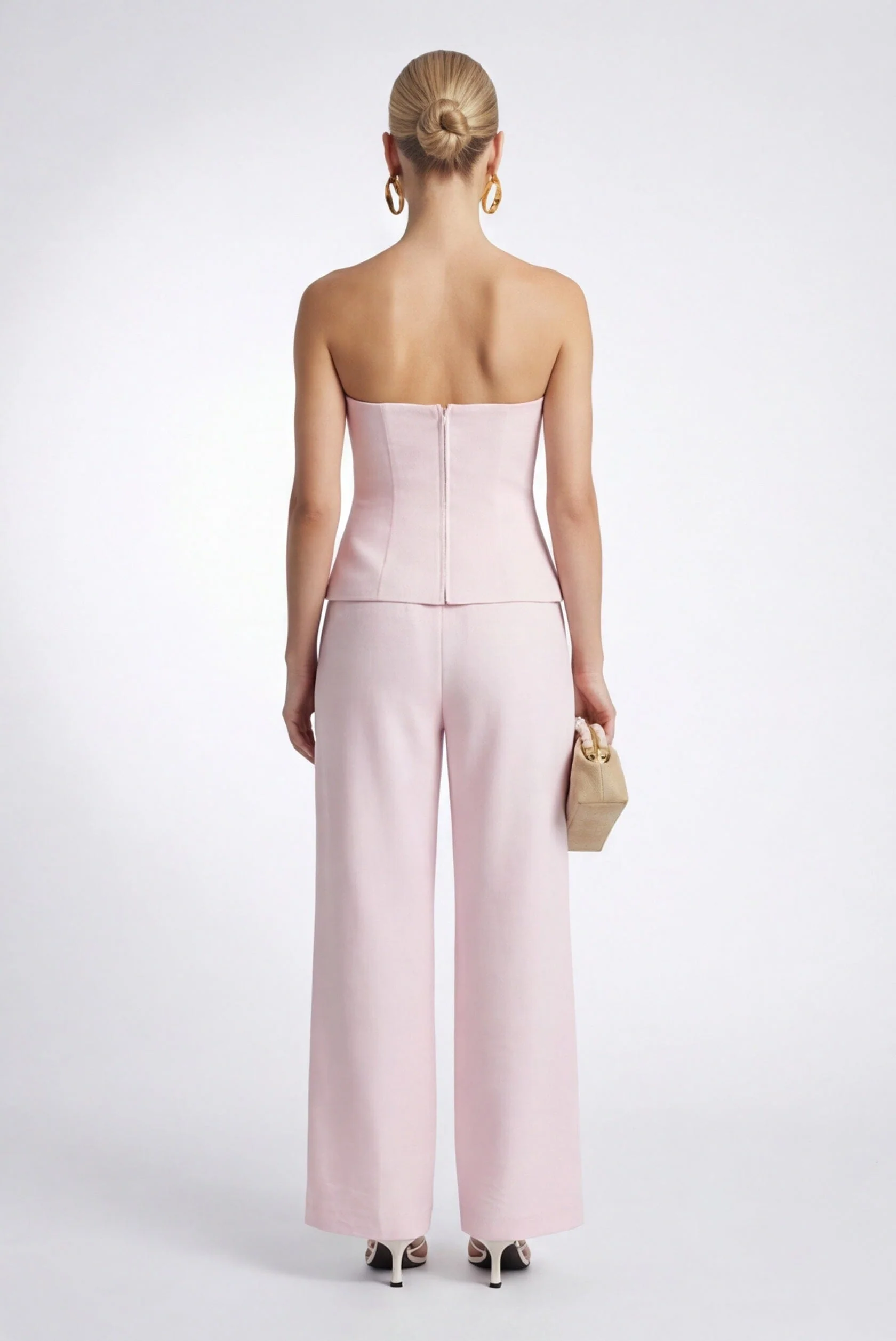 TOP BUSTIER - CLEO - POUDRE - Image 4