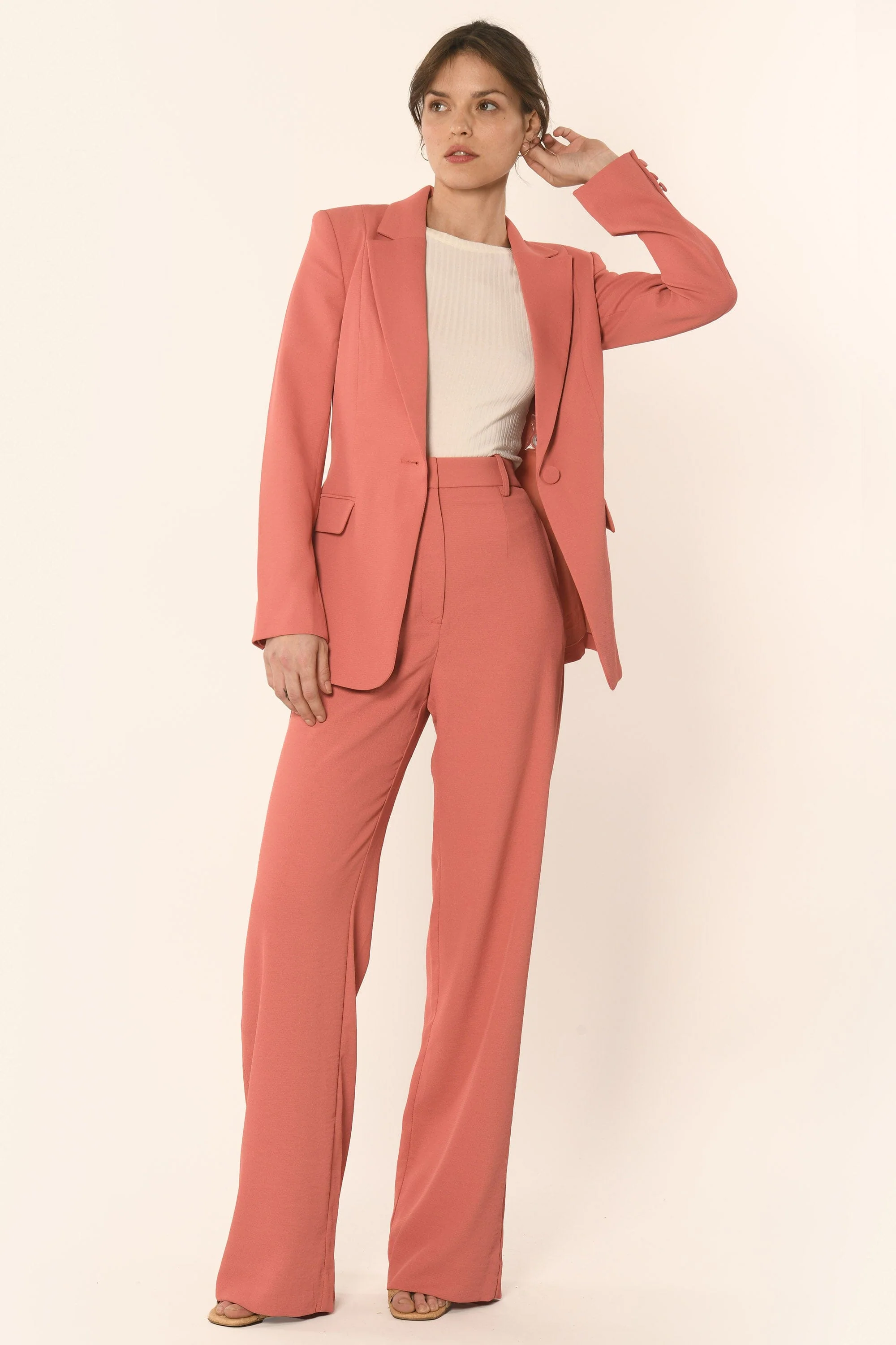 VESTE LONGUE - TERRACOTTA - ALBA - Image 3